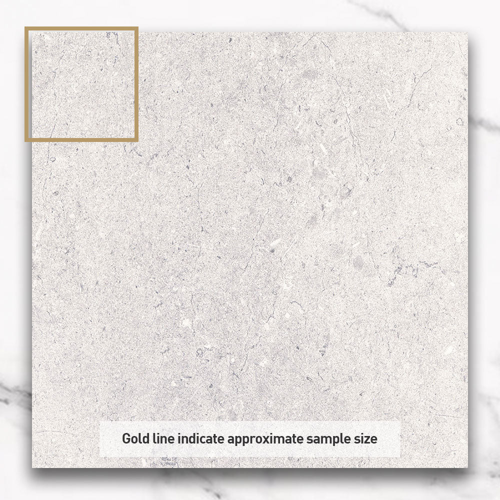 Harmony Ivory 450x450 Satin Finish Ceramic Tile - Perfect for Bathroom Floors, Kitchen Backsplash, and Living Room Accent Walls