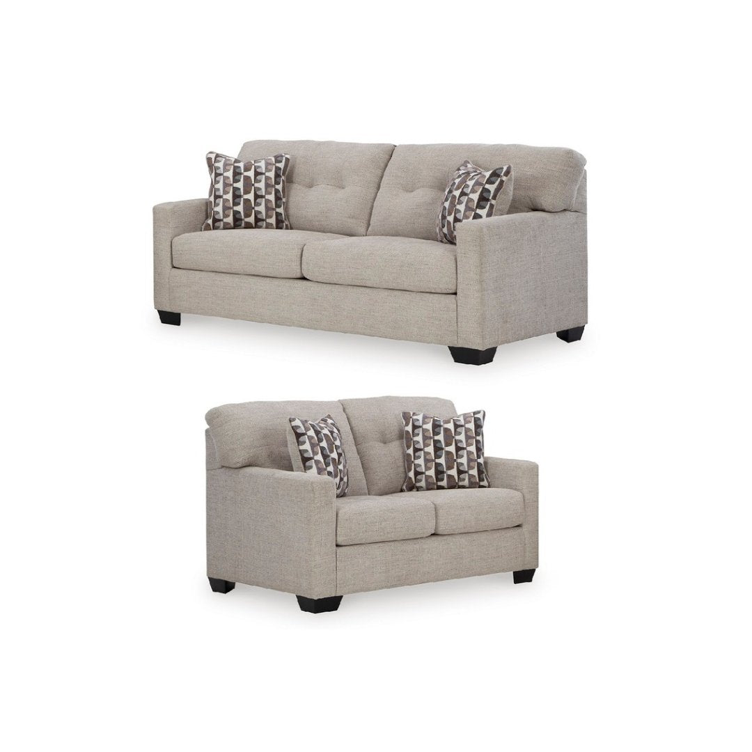 Mahoney Sofa and Loveseat Set - Modern Living Room Furniture for Small Spaces | Perfect for Apartments, Condos & Cozy Homes