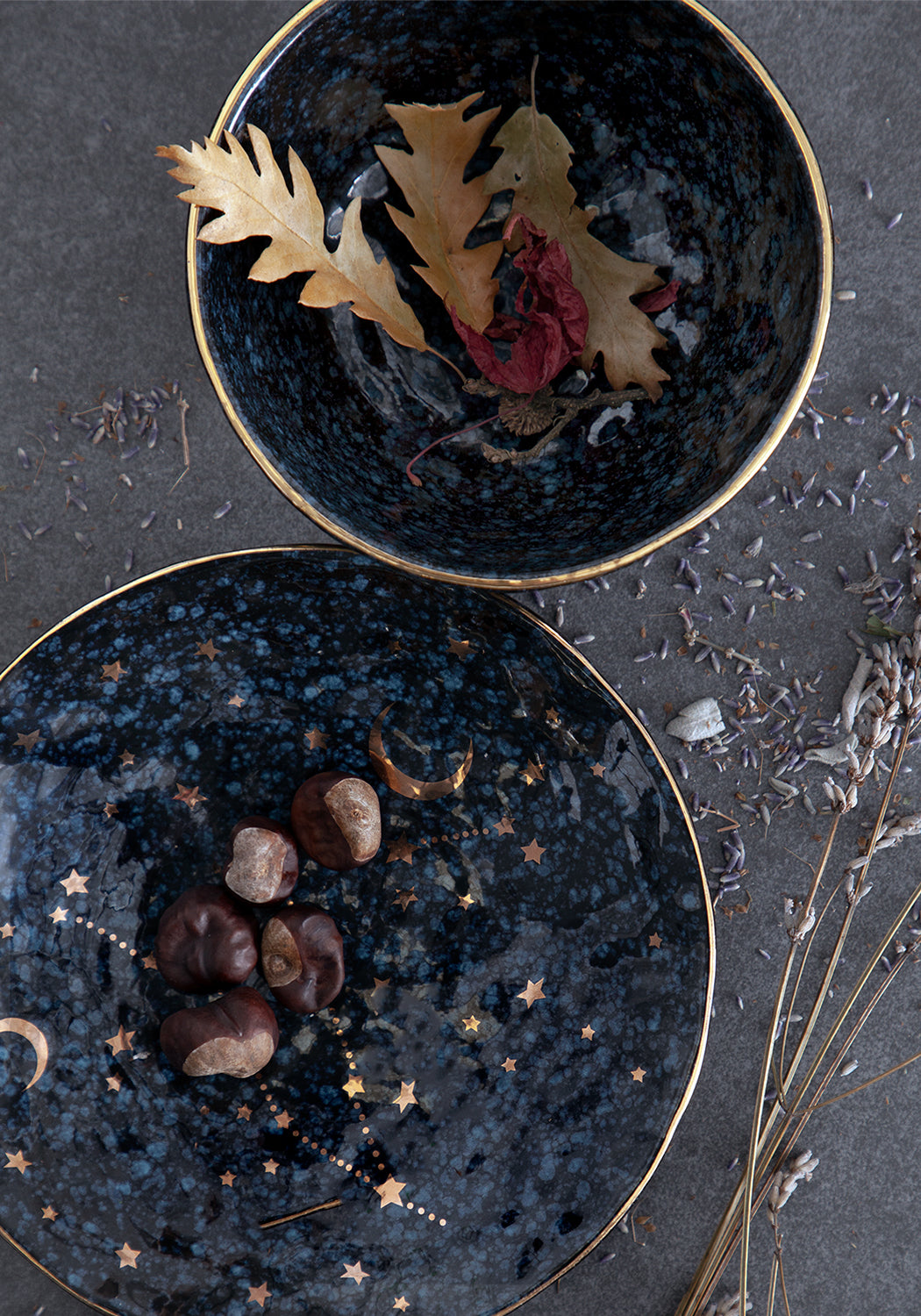 Celestial Bowl - Elegant Handmade Ceramic Serving Bowl for Salads, Pasta & Desserts | Perfect for Dinner Parties, Family Gatherings & Home Decor
