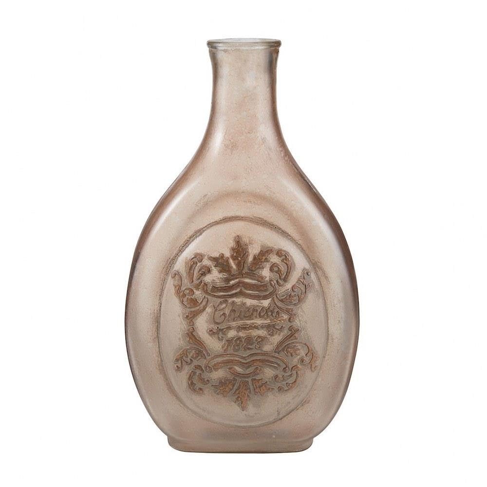 ELK 169-013 Vintage Weathered Glass Vase, Jar & Bottle Set - Perfect for Home Decor, Wedding Centerpieces & Farmhouse Style Decorations