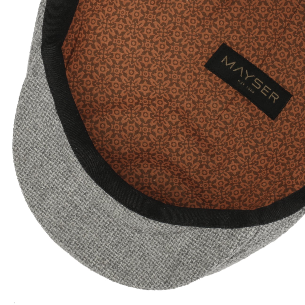 Mayser Sidney Hunter Flat Cap for Men - Classic Wool Newsboy Hat for Casual & Outdoor Wear - Perfect for Golf, Hiking, and Daily Fashion