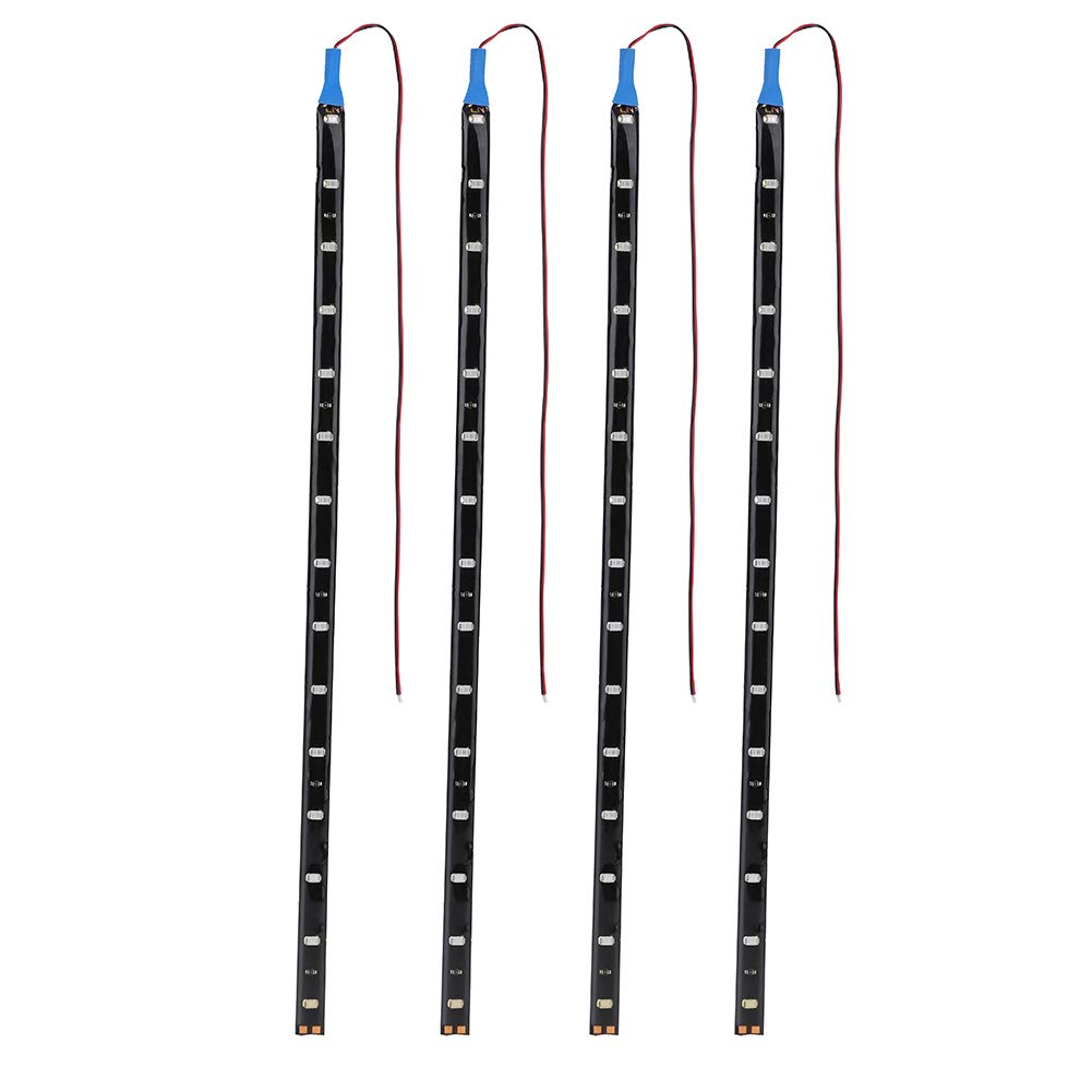 KIMISS 30cm 15 LED Waterproof Flexible Car LED Strip Lights for Auto, Truck, Motorcycle - Interior & Exterior Accent Lighting