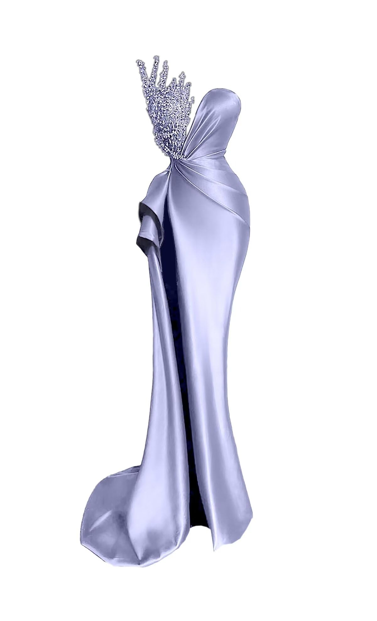 Elegant Deep V-Neck Prom Dresses for Teens | Sexy Split Cocktail Party Maxi Long Formal Gown | Mermaid Bridal Dress DR0344 | Perfect for Homecoming, Wedding Guest & Evening Events