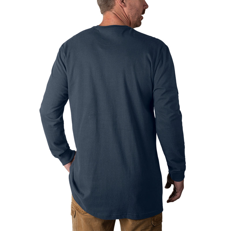 Walls Men's Heavy Lifter Long Sleeve Work Shirt YL879 - Durable Cotton Workwear for Construction & Outdoor Labor - Ideal for Job Sites, Landscaping & Tough Work Environments