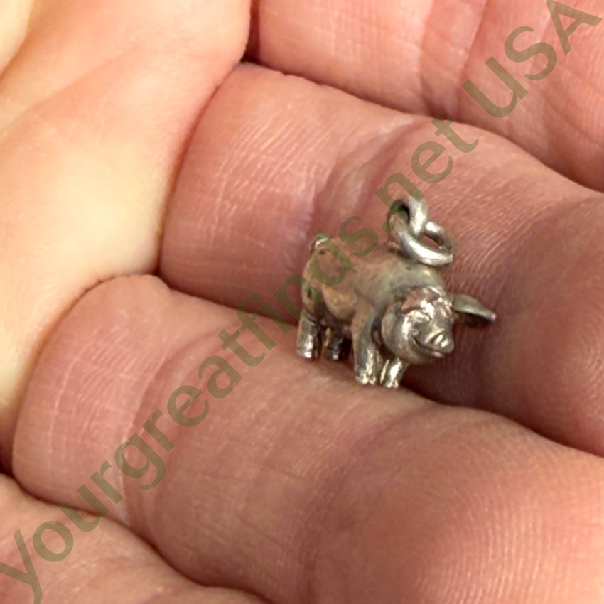925 Sterling Silver Pig Charm Pendant for Necklace - Cute Animal Jewelry Gift for Women & Girls - Perfect for Birthdays, Christmas & Zodiac Gifts