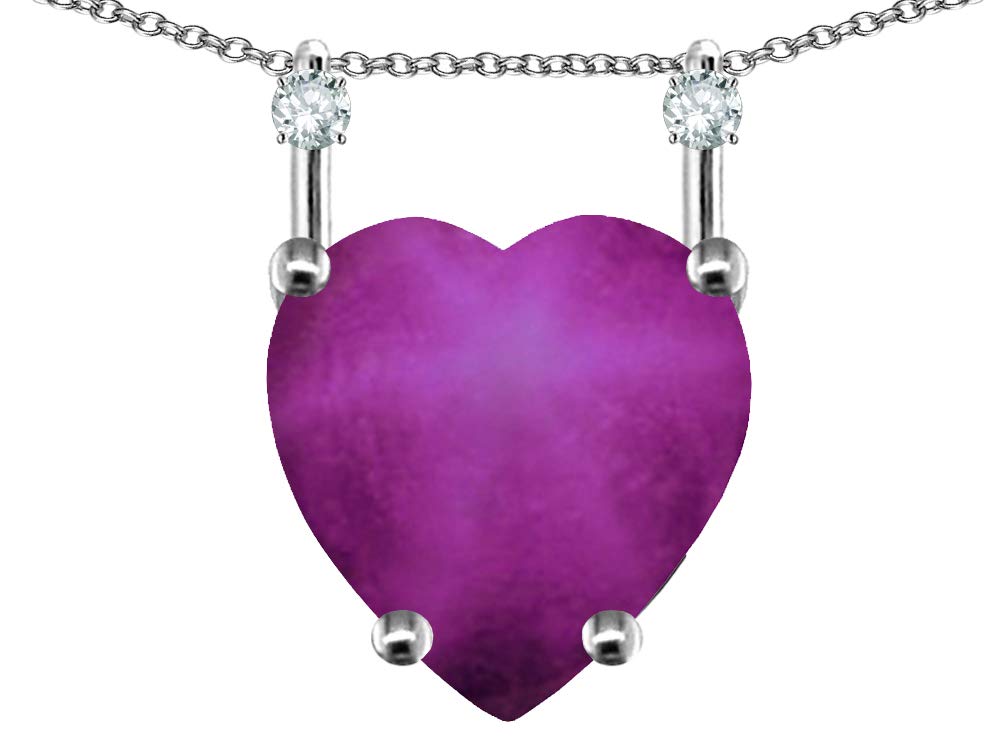 14K Gold Heart Pendant for Women - 8mm Stackable Mother's Day Jewelry Gift - Perfect for Layering Necklaces & Special Occasions