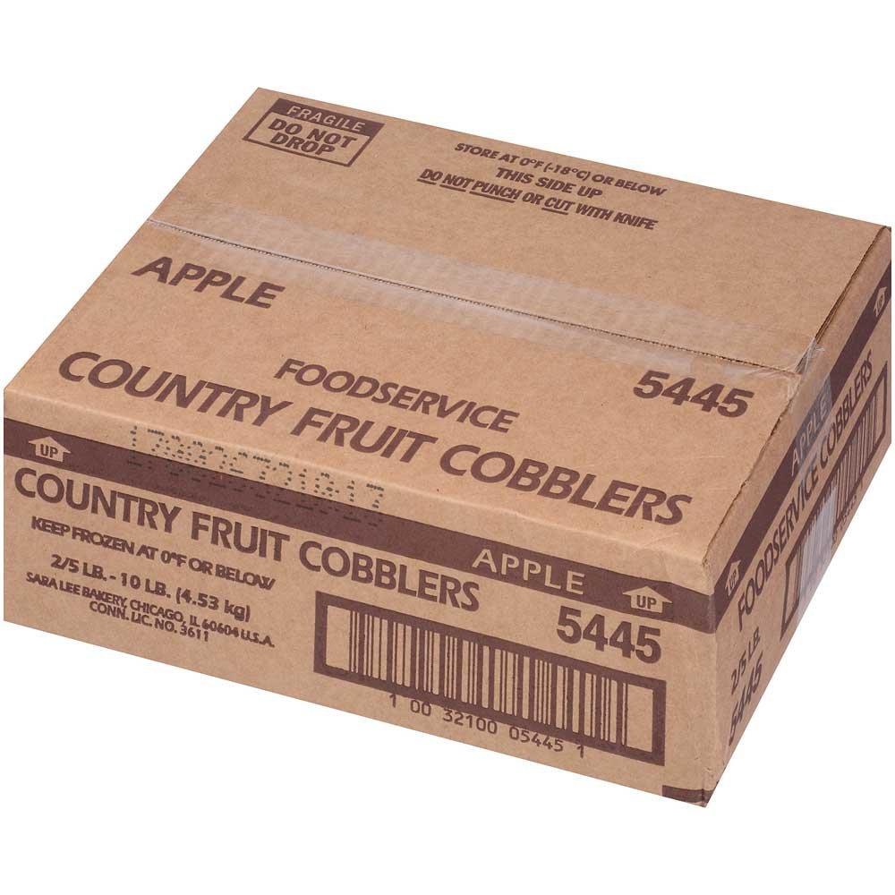 Sara Lee Chef Pierre Apple Cobbler - 5 Pound (Pack of 2) | Delicious Frozen Dessert for Family Gatherings, Potlucks & Holiday Baking