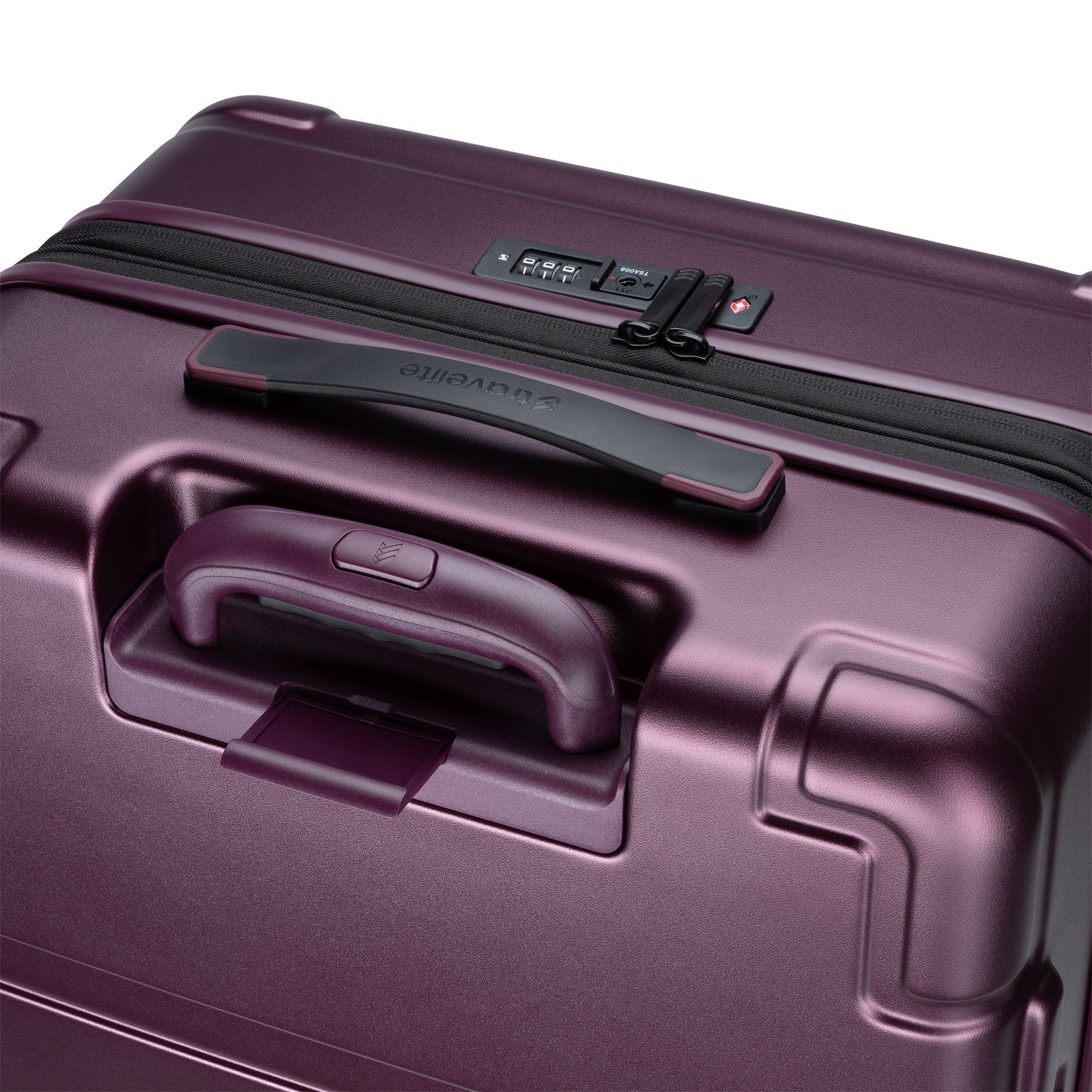 Travelite Itinerary Polycarbonate Expandable Spinner Medium Luggage - Lightweight Durable Suitcase for Business Travel & Vacations