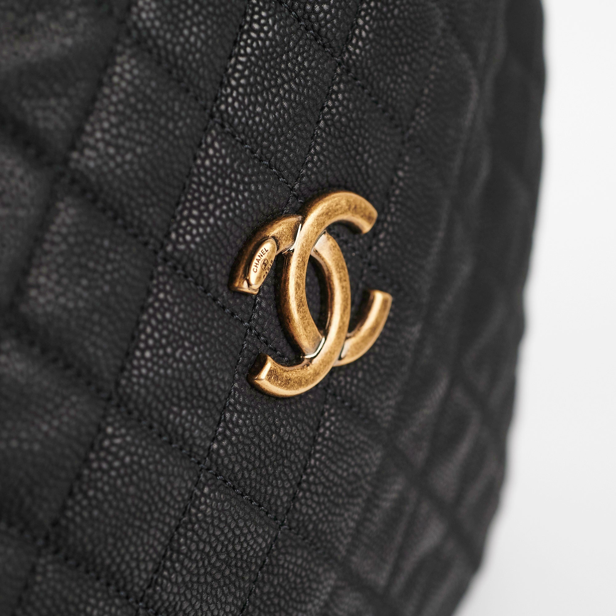 Chanel Caviar Country Chic Hobo Bag in Black - Luxury Leather Shoulder Bag for Women | Perfect for Work, Travel & Everyday Use