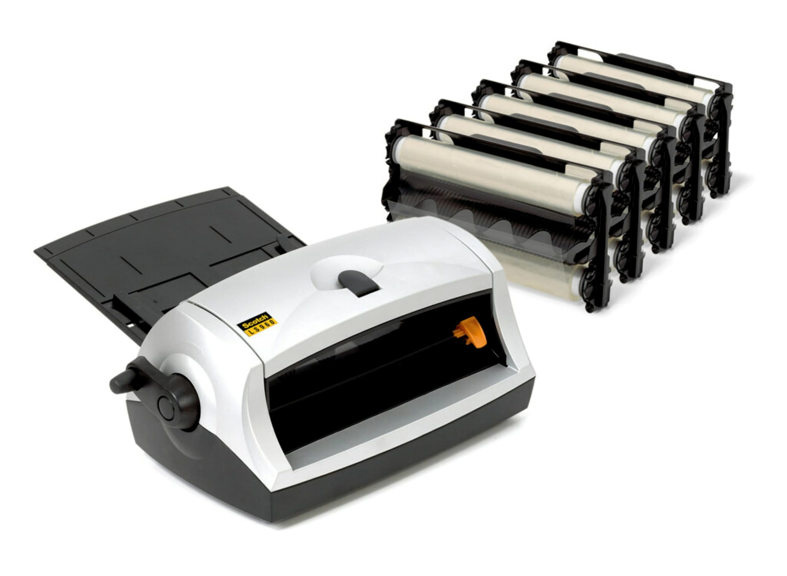 Scotch LS960 Cold Laminating Machine with 5 Laminating Pouches - Perfect for Photos, Documents & Crafts - Office, School & Home Use