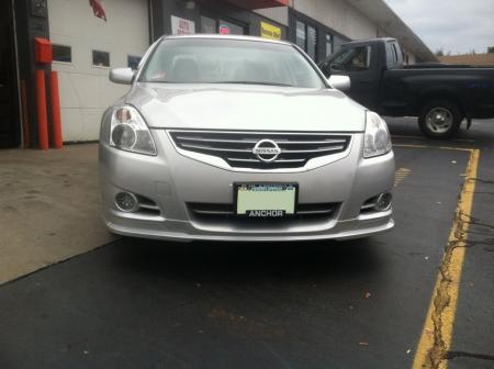 2010-2012 Nissan Altima Sedan Front Bumper Lip Spoiler - KB12942 - Enhance Style & Aerodynamics for Sporty Look | Perfect for Car Enthusiasts & Street Racing