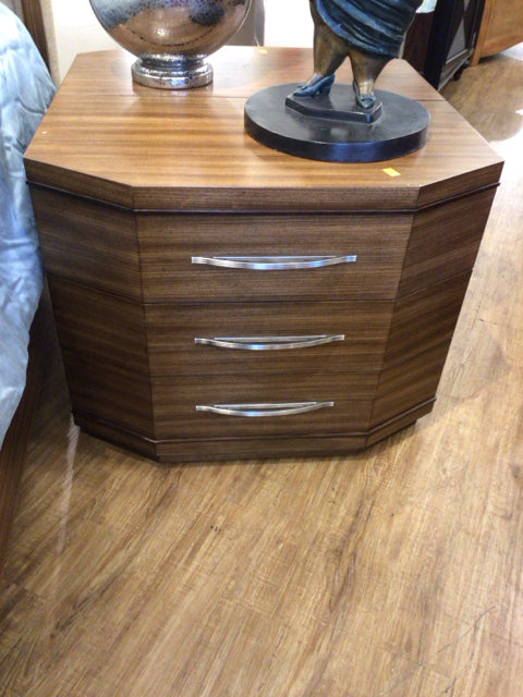 Lexington Home Kitano Barnes Warm Hazelnut Nightstand - Modern Bedside Table with Drawer for Bedroom, Living Room & Guest Room - Perfect for Storage & Decor
