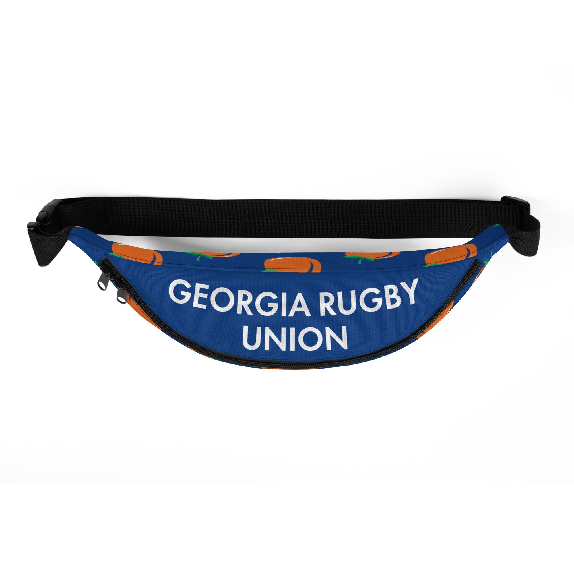 Georgia Rugby Union Fanny Pack - Waterproof Waist Bag for Sports, Travel & Outdoor Activities | Adjustable Belt for Men & Women | Perfect for Running, Hiking & Concerts