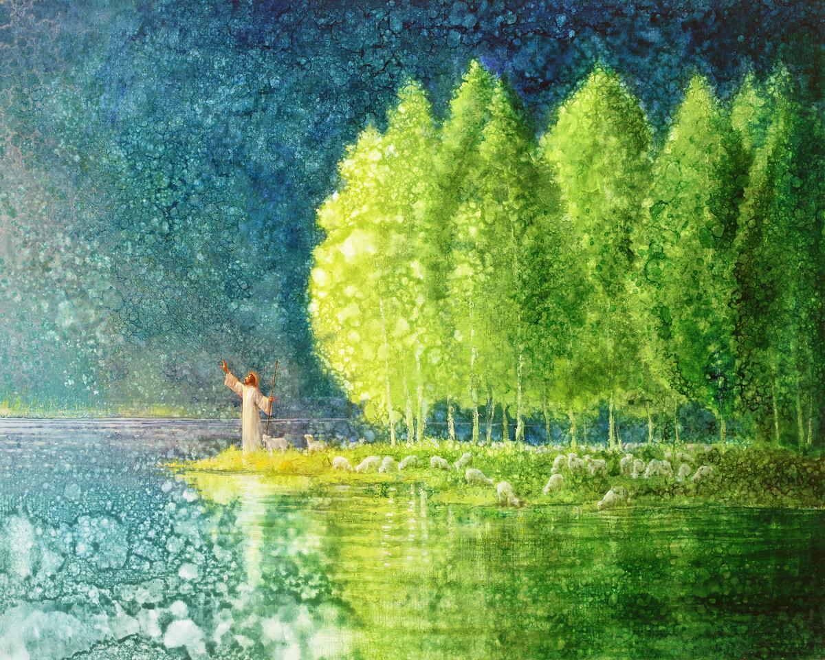 Beside Still Waters - Premium Home Decor & Wall Art for Living Room, Bedroom, Office | Perfect for Relaxation & Meditation Spaces