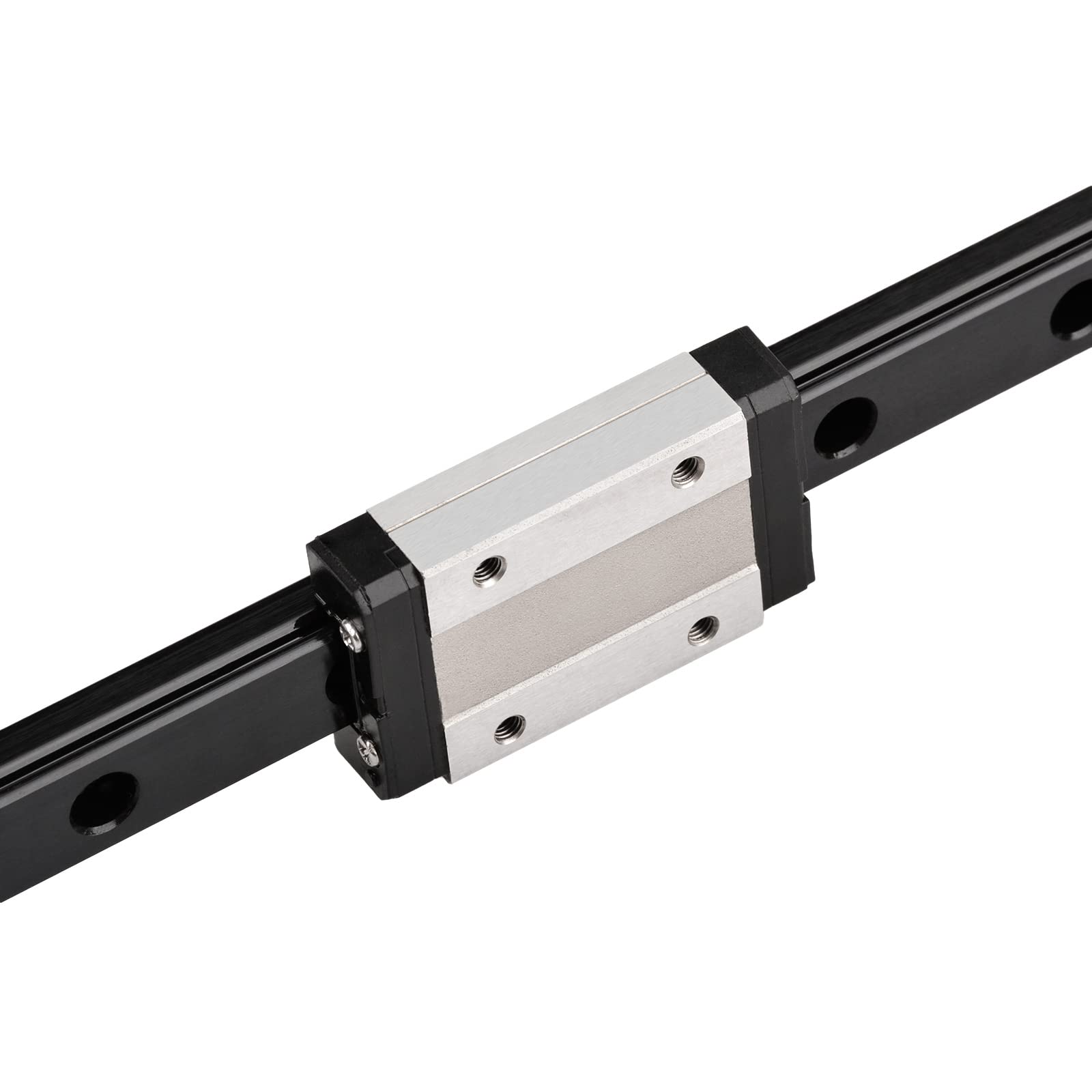 MGN12H 450mm Linear Rail (17.71 Inch) with Steel Carriage Block - High Precision Guide for DIY 3D Printers, CNC Machines & Robotics Projects | Smooth Motion for X/Y Axis & Automation Equipment
