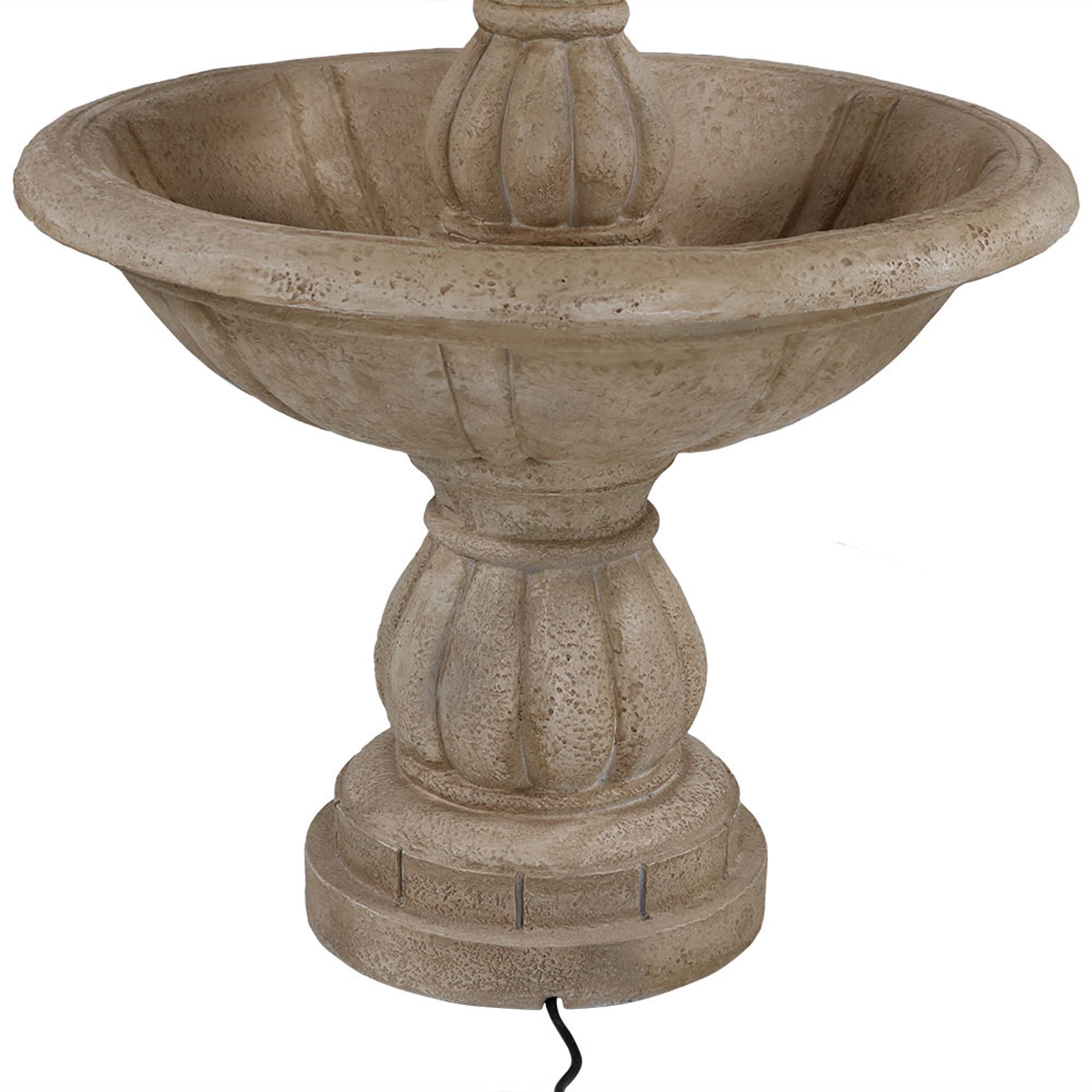 Sunnydaze 3-Tier Cornucopia Outdoor Water Fountain - 61