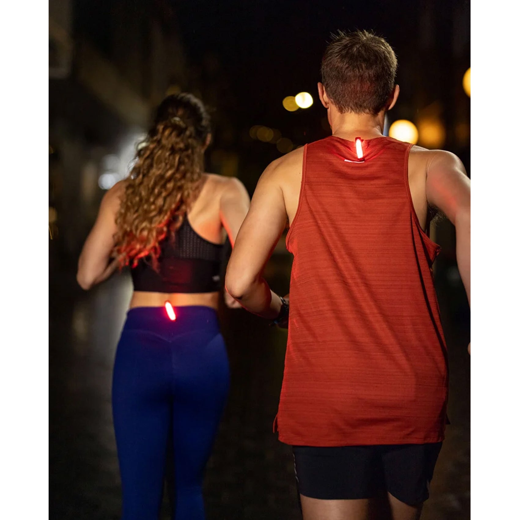 Knog Wearable Rear Bike Light - 20 Lumens LED Safety Light for Cycling, Running & Night Visibility | Waterproof & Rechargeable
