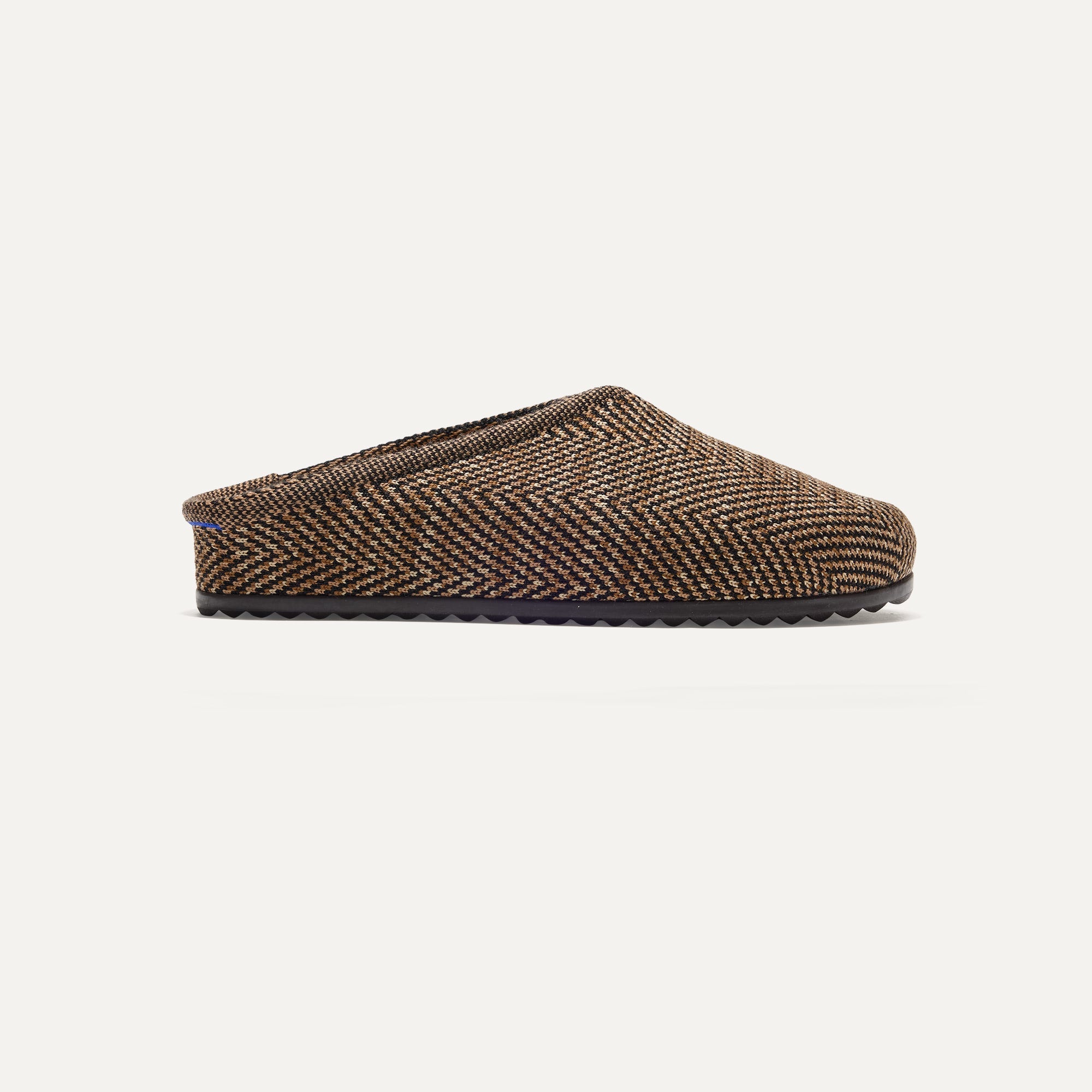 Comfortable Casual Clogs for Women - Spice Herringbone Pattern Slip-On Shoes | Perfect for Home, Garden, and Outdoor Relaxation