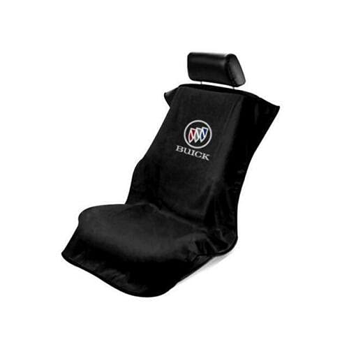 1 Piece Black Terry Cloth Seat Armour Front Car Seat Cover SA100BCKB - Compatible with Buick Vehicles | Durable Protection for Drivers & Passengers | Perfect for Commuting, Road Trips & Everyday Use