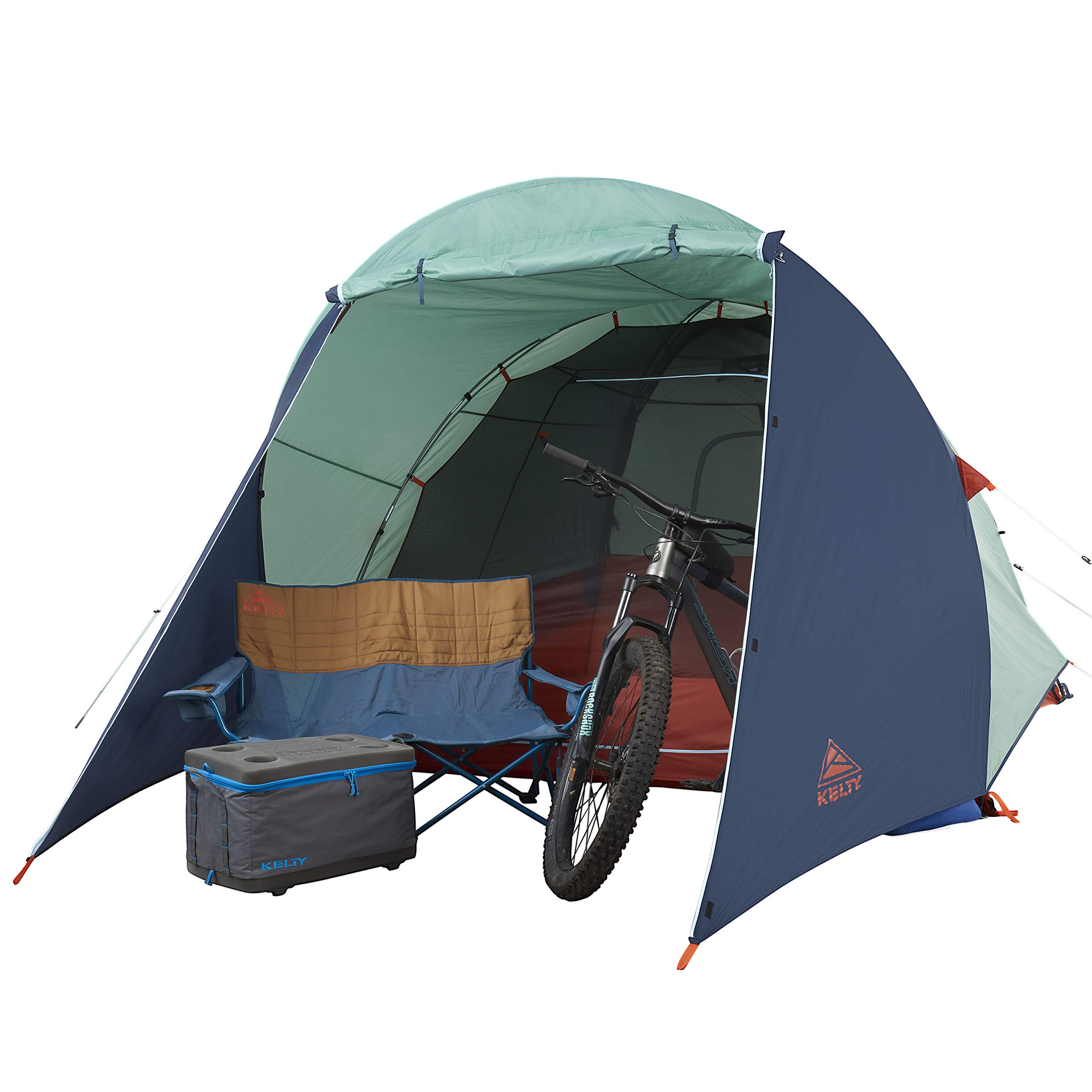 Kelty 4/6 Person Freestanding Rumpus Tent for Camping, Family & Outdoor Adventures - Spacious Dome Tent with Extra Large Vestibule for Car Camping, Music Festivals & Backpacking Trips