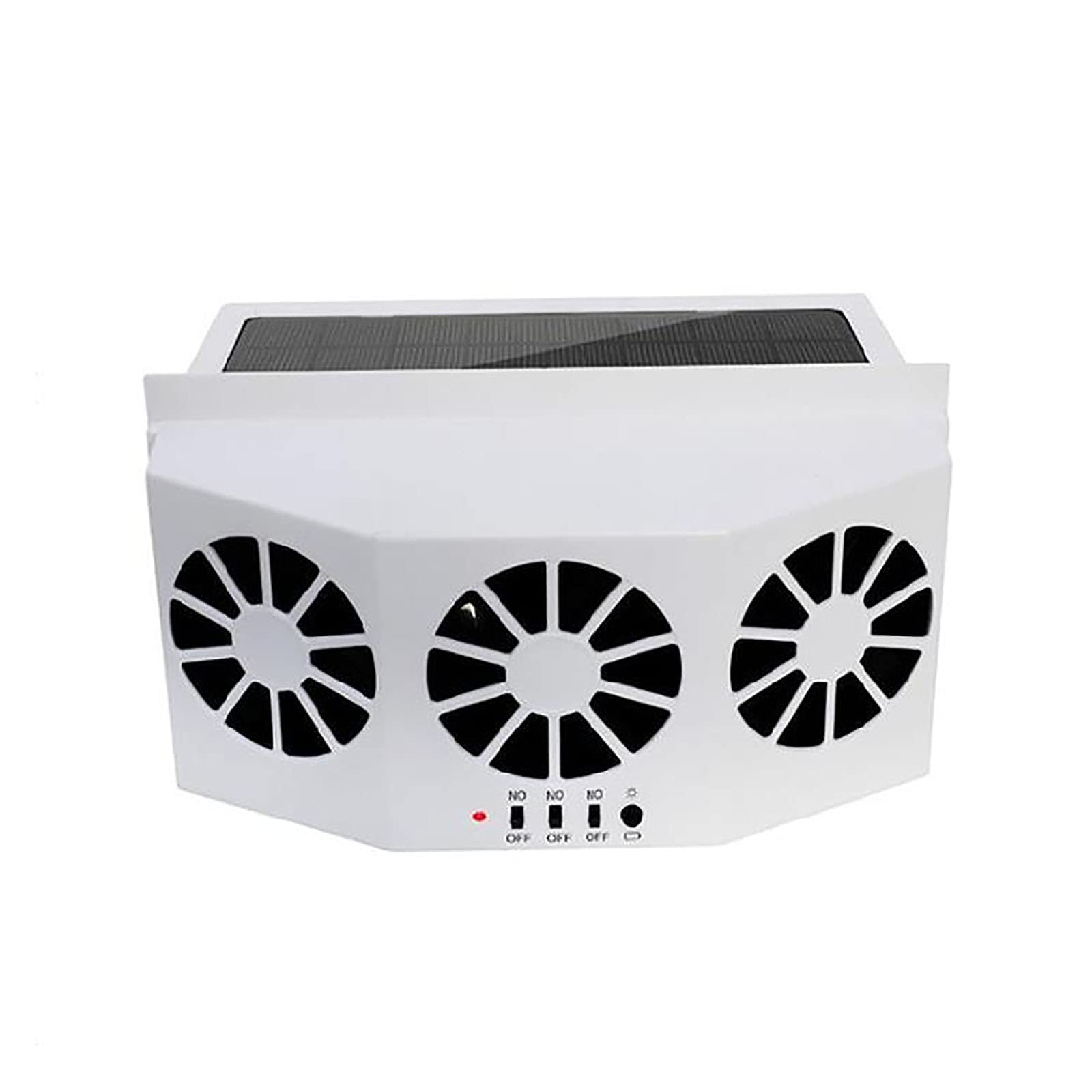 YUUAND Solar Car Fan - Auto Ventilation Cooler for Summer Driving