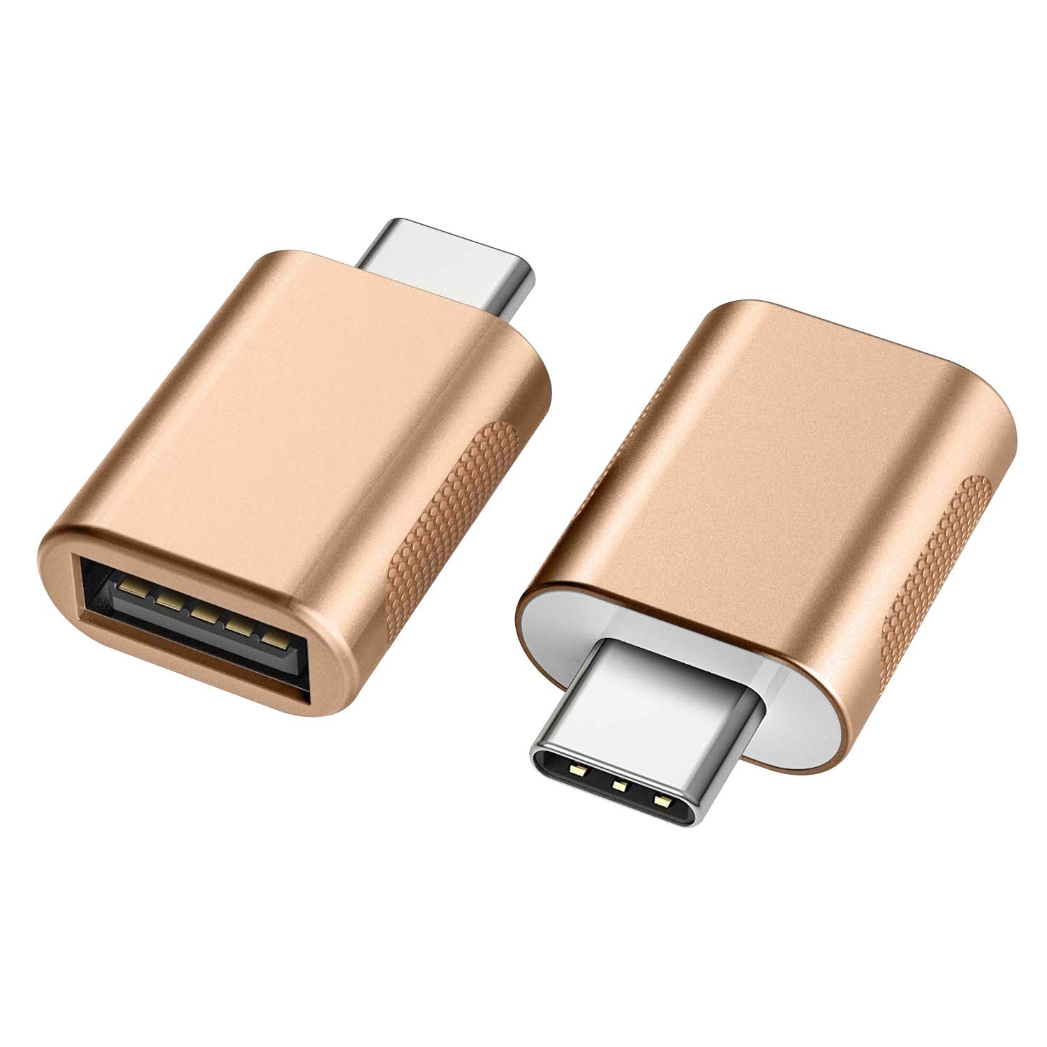 nonda USB C to USB Adapter (2 Pack) - High Speed Data Transfer, Compatible with MacBook, iPad Pro, Samsung Galaxy - Perfect for Travel, Office & Home Use