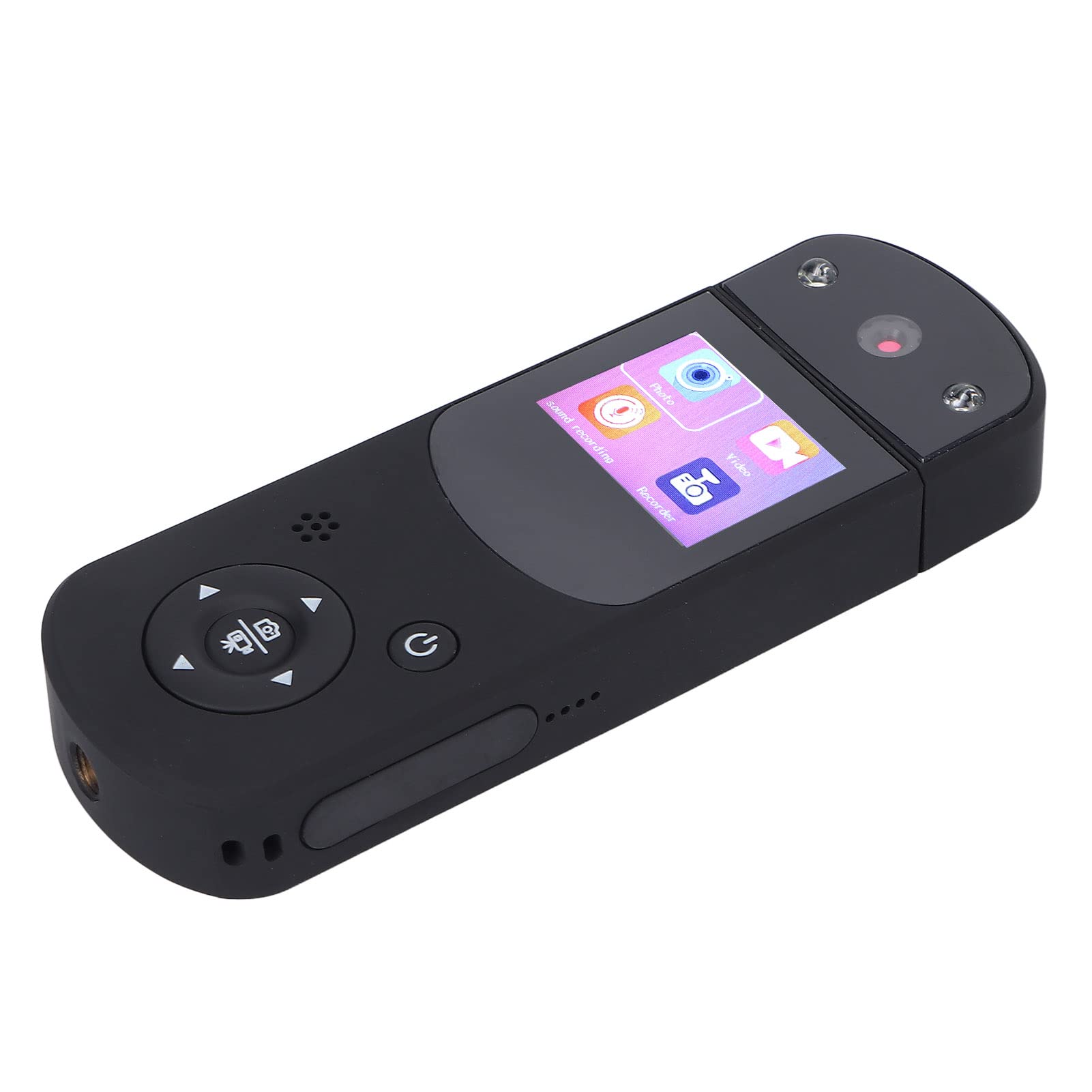 Jopwkuin 1080P HD Mini USB Camera with CMOS Sensor, Infrared Night Vision & Fill Light - Compact DV Camcorder for Home Security, Vlogging, and Outdoor Recording (Black)