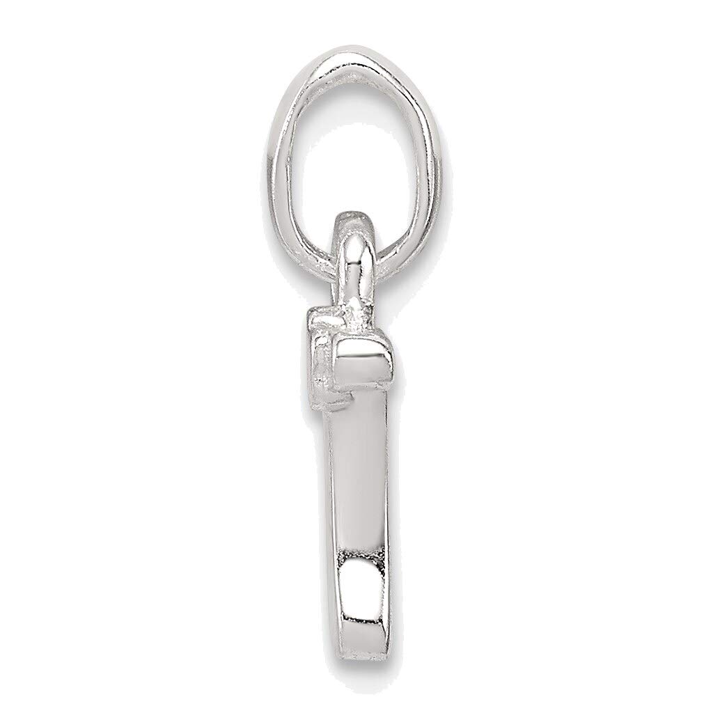 Bonyak Sterling Silver Letter T Pendant with Enamel - Elegant Initial Necklace for Women - Perfect for Gifts, Birthdays & Everyday Wear