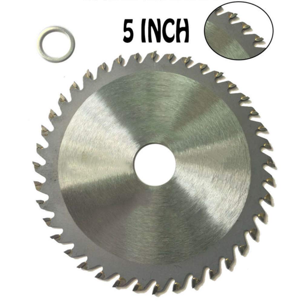 5 Inch 40 Teeth Silver Oscillating Tool Blade for Hardwood Cutting - Perfect for Woodworking, Flooring, and DIY Home Renovation Projects