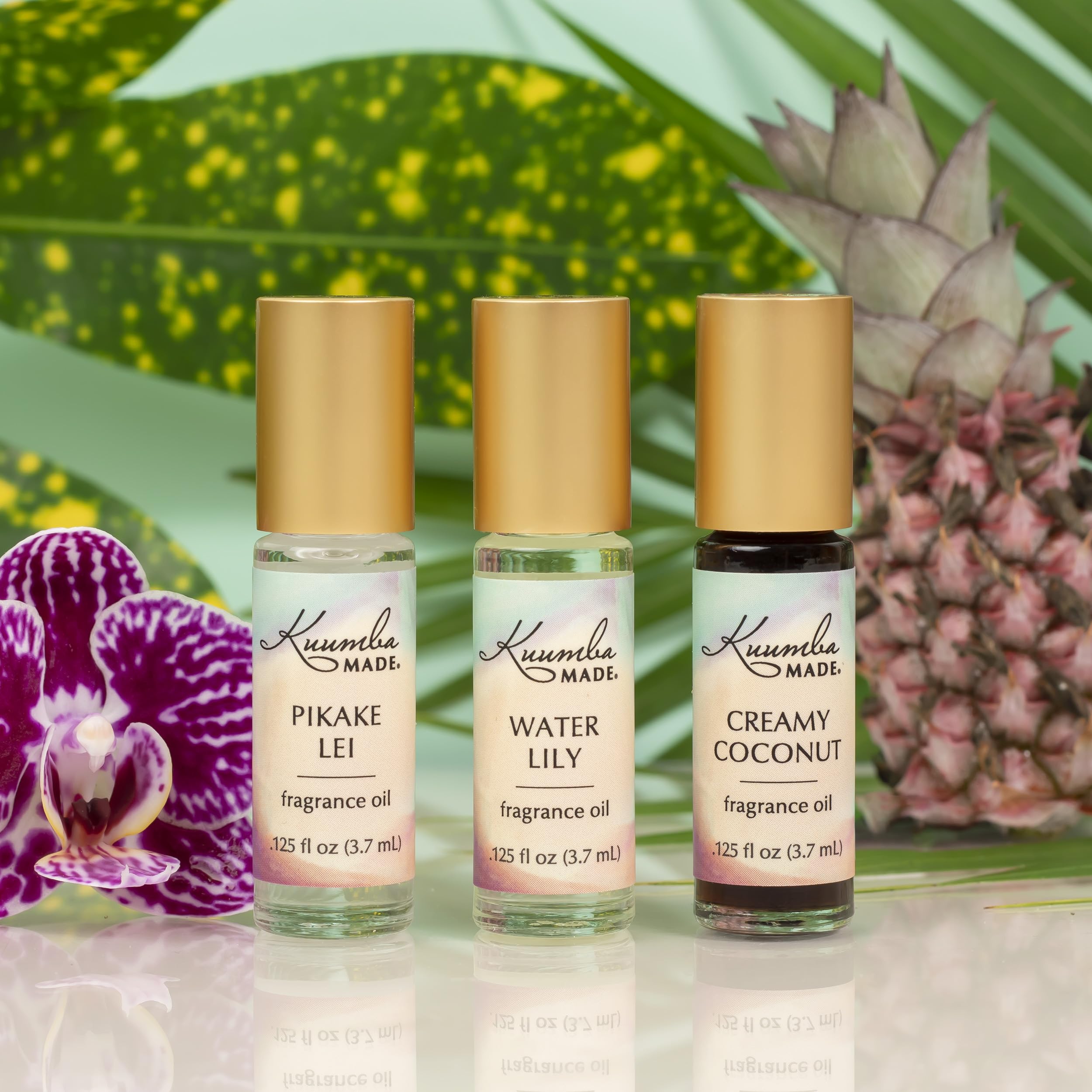 Kuumba Made Creamy Coconut Fragrance Oil Roll-On 0.13 fl oz (3.7ml) | Natural Alcohol-Free Rollerball Perfume | Moisturizing & Long-Lasting Scent | Perfect for Travel, Yoga, and Daily Aromatherapy