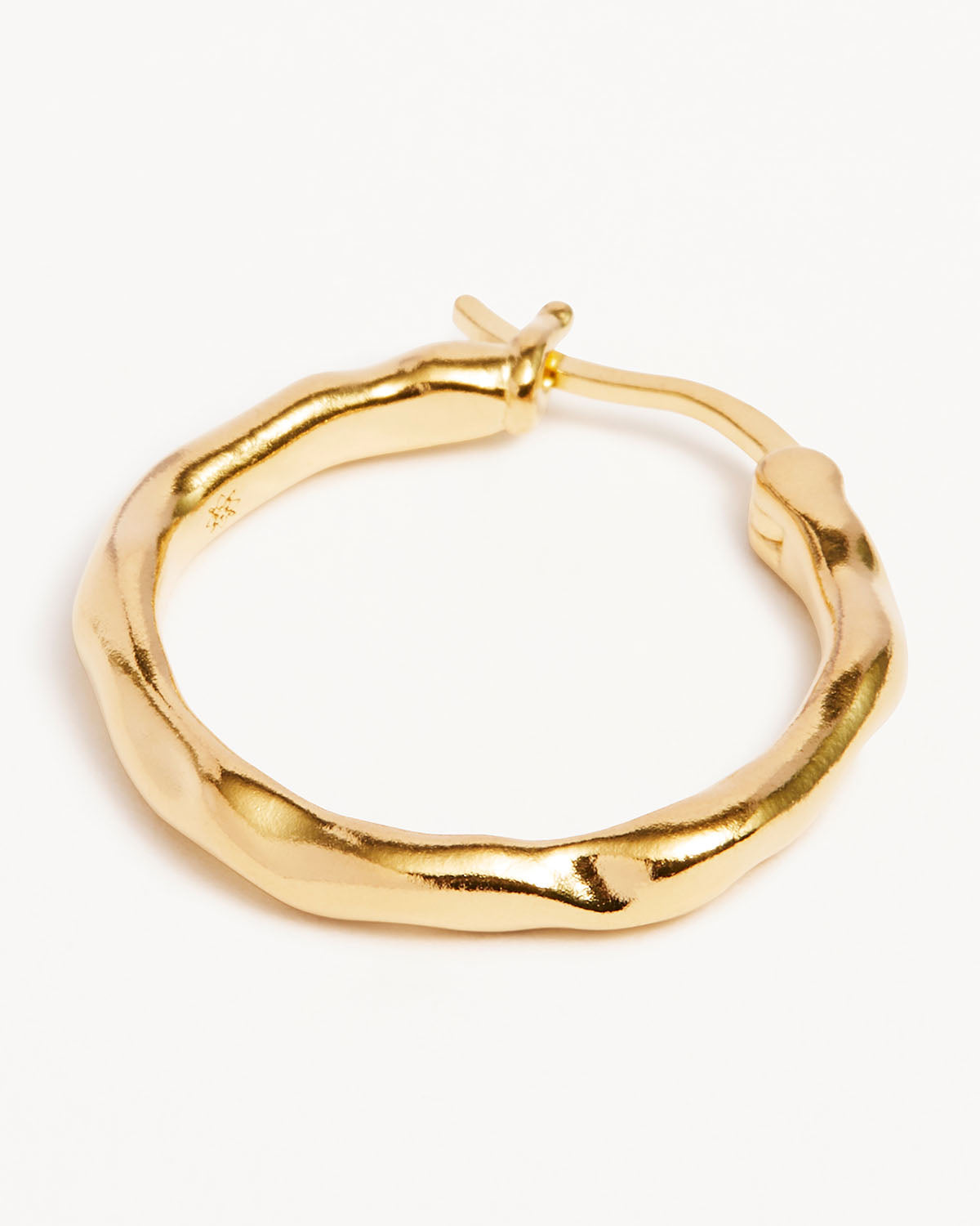 18K Gold Vermeil Lover Hoop Earrings for Women - Romantic Gift for Valentine's Day, Anniversary & Date Night Jewelry