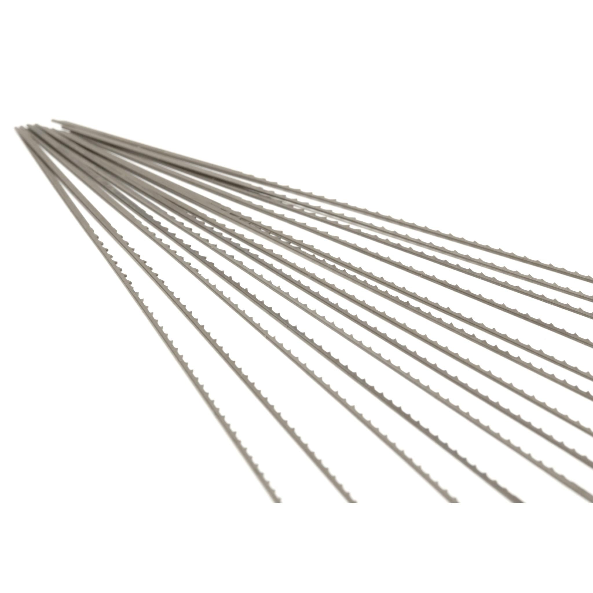 WEN BLR911 #9R 11.5 TPI Reverse Tooth Pinless 5 Inch Scroll Saw Blades (12 Pack) - Premium Woodworking Tools for DIY Crafts & Precision Cutting