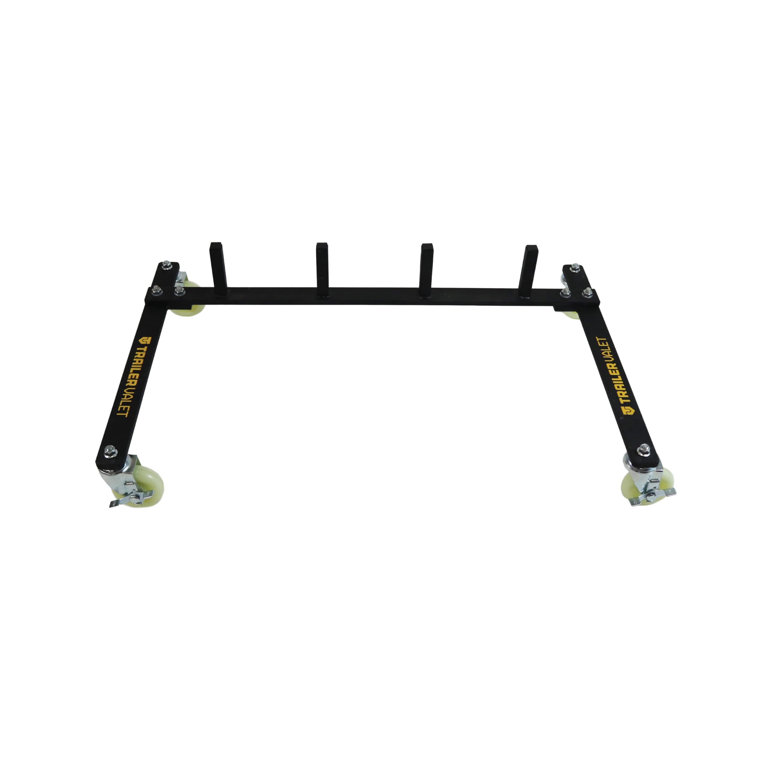 Trailer Valet Mobile Wheel Dolly Storage Rack - Heavy Duty 4-Wheel Dolly Organizer for Garage, Workshop & RV Storage - Easy Maneuvering & Space Saving Solution