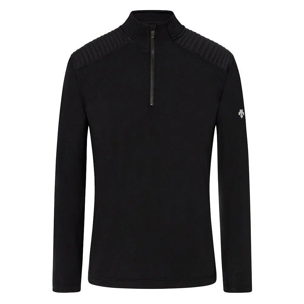 Descente Piccard 1/4 Zip T-Neck Pullover - 2023 Winter Thermal Fleece Quarter-Zip Sweater for Men | Running, Hiking & Outdoor Activities