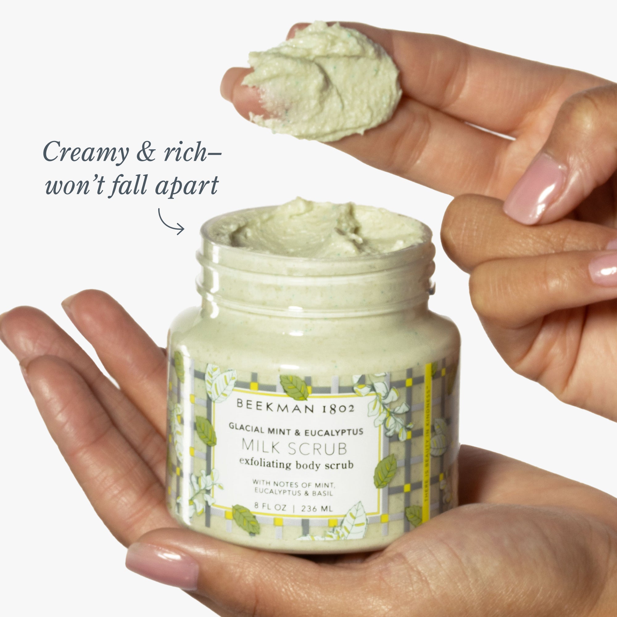 Glacial Mint & Eucalyptus Body Scrub and Lotion Set - Exfoliating & Moisturizing Skincare Duo for Smooth, Soft Skin | Perfect for Spa Day & Self-Care Routine