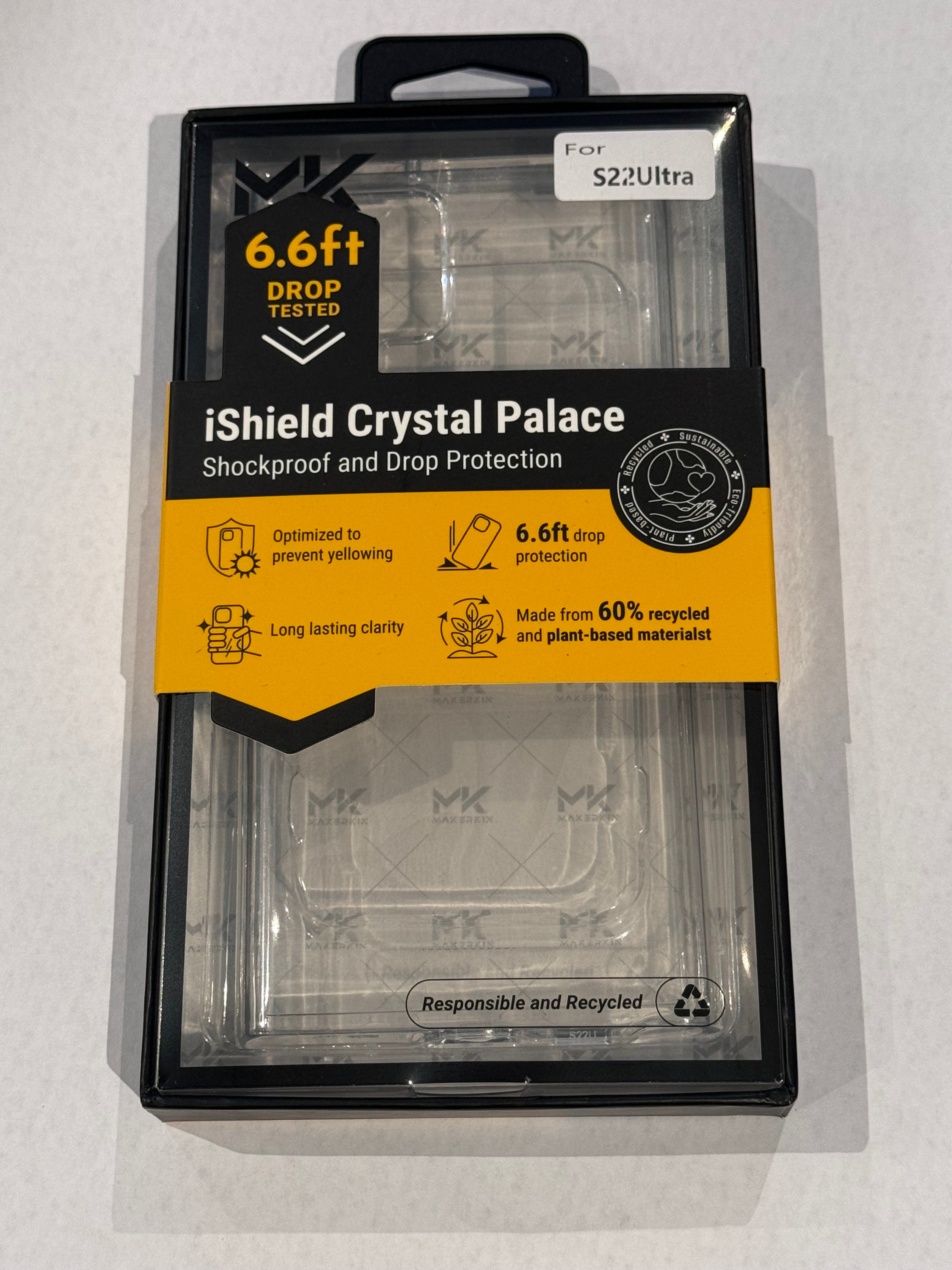 Samsung Galaxy S22 Ultra Case - iShield Crystal Palace Shockproof & Drop Protection - Perfect for Outdoor Activities, Travel & Daily Use
