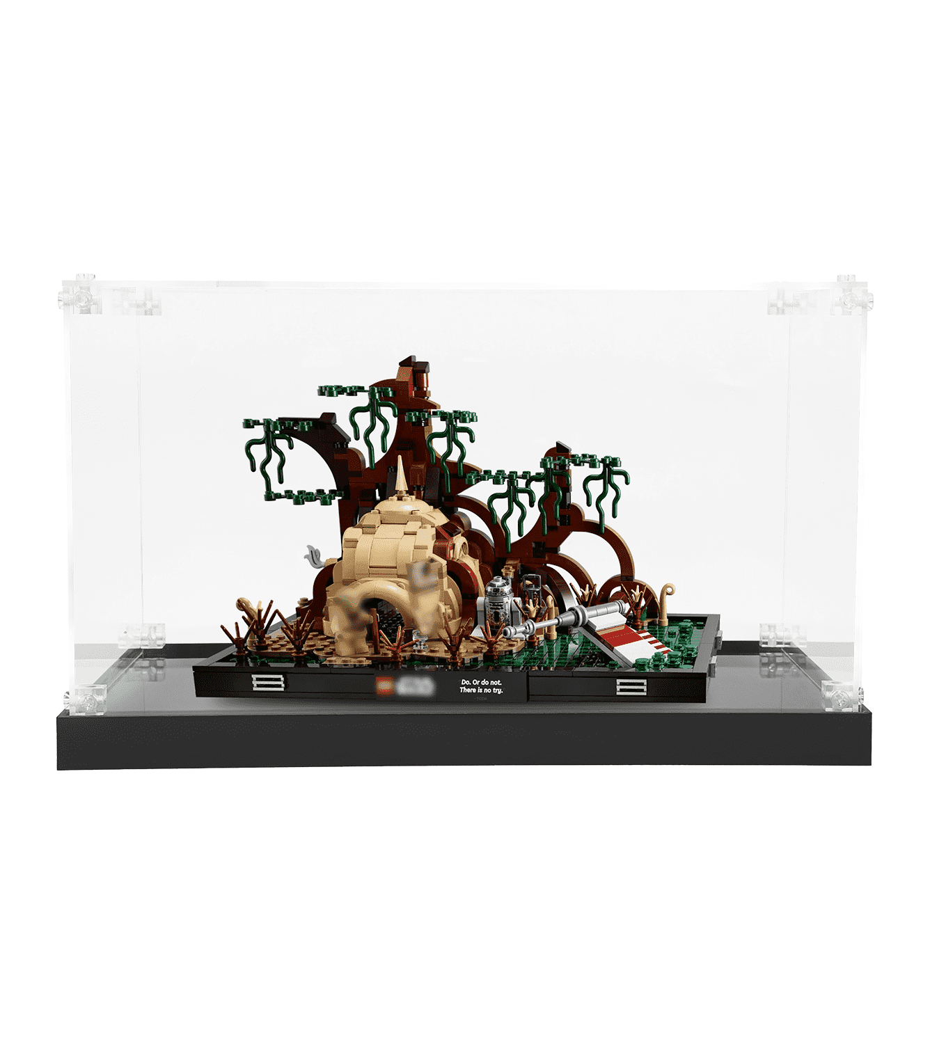 Lego Star Wars Dagobah Jedi Training Diorama 75330 Display Case - Protective Showcase for Collectible Building Sets - Perfect for Home & Office Decoration, Gift Giving & Display Storage