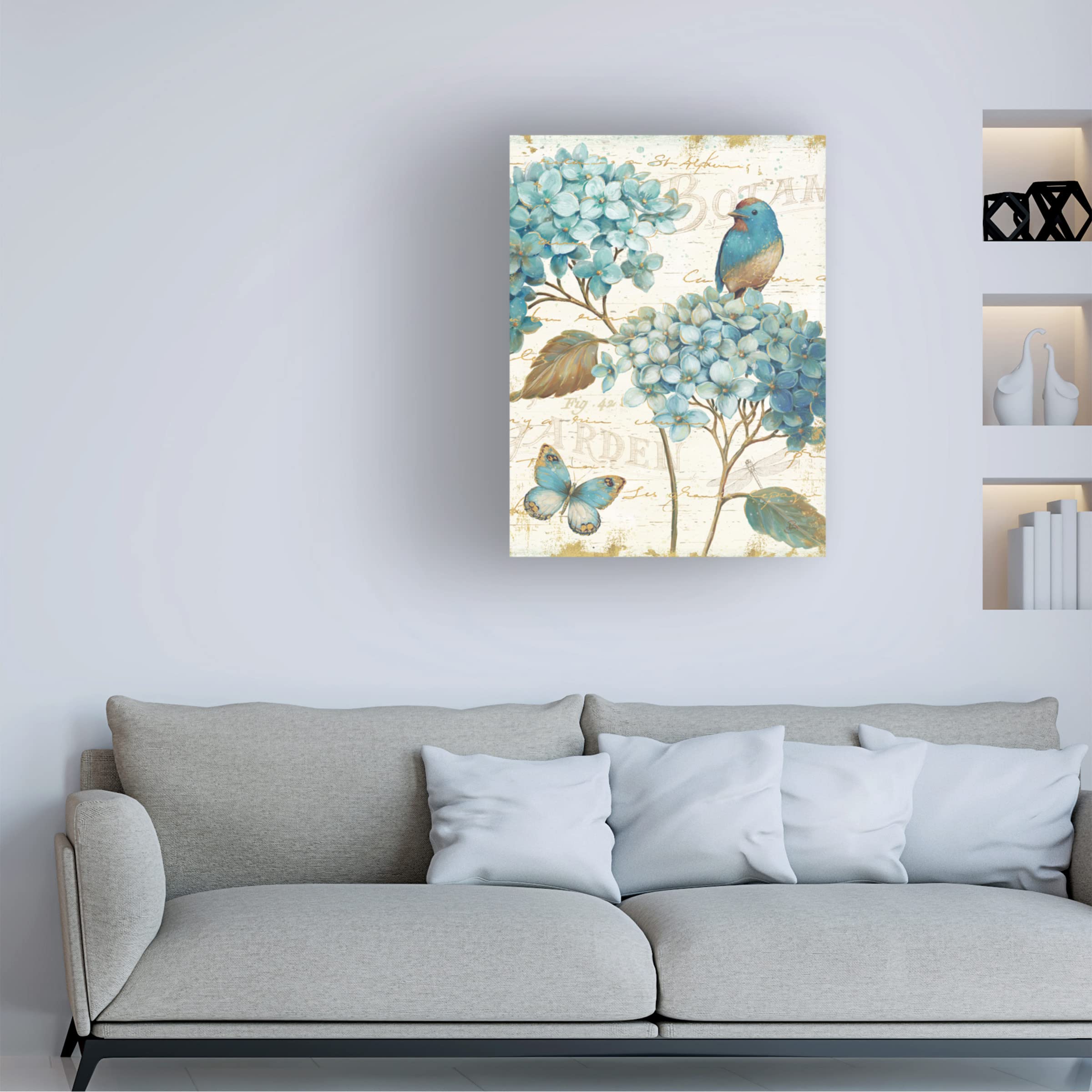 Trademark Fine Art 'Happy Holidogs IV' Canvas Art by Veronique Charron - Festive Dog Painting for Holiday Home Decor & Gift Giving