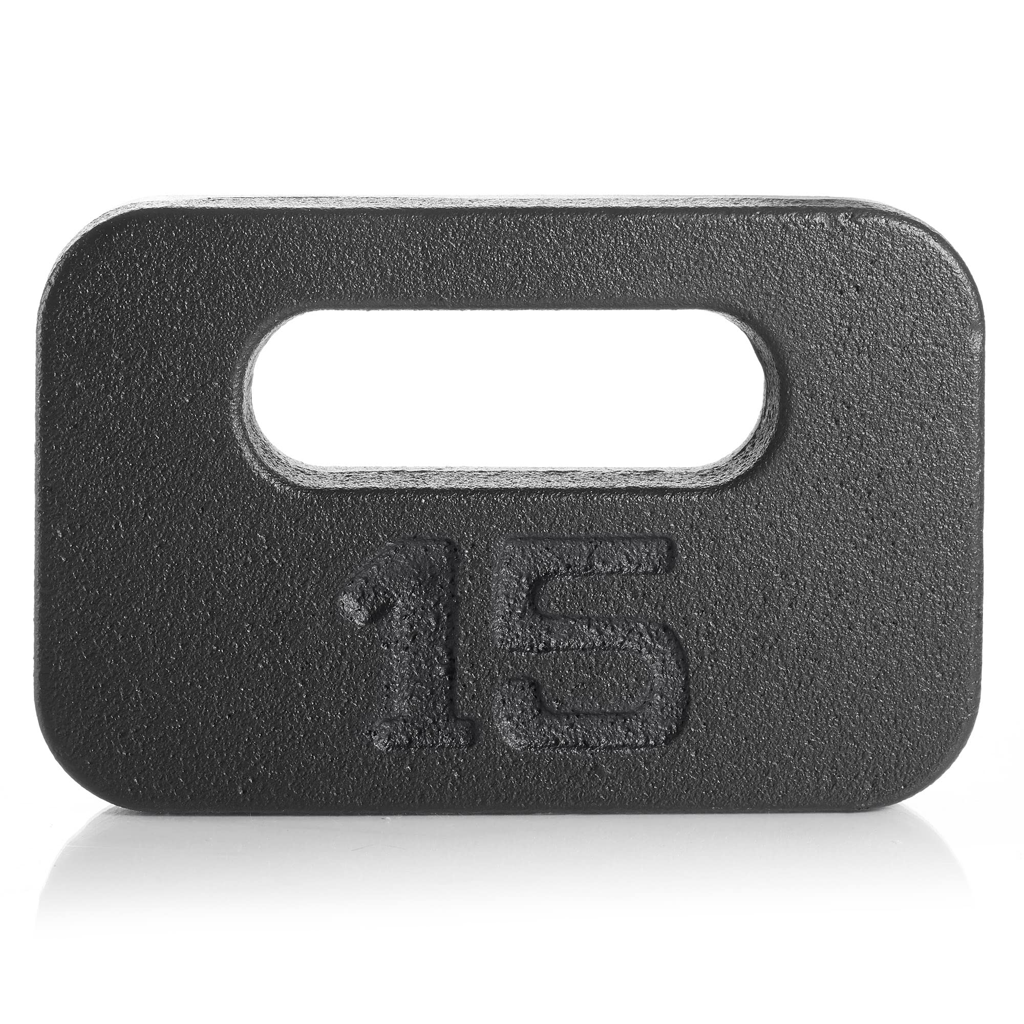 Philosophy Gym Cast Iron Ruck Weight Plate with Handle - Heavy Duty Fitness Equipment for Cross Training, Strength Workouts & Outdoor Fitness Activities