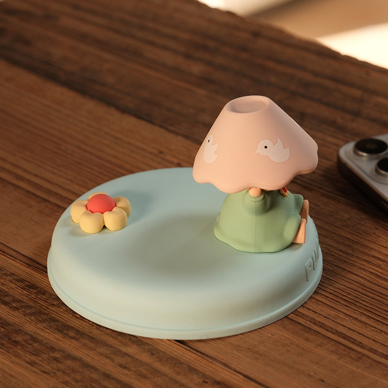 POP MART Pucky Home Time Series Phone Stand Holder - Cute Desk Organizer for iPhone, Samsung & Smartphones - Perfect for Office, Bedroom & Dorm Decor
