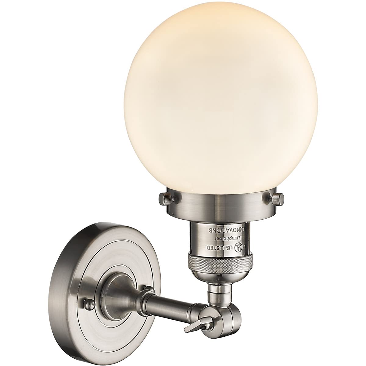 203-SN-G201-6-LED Modern Wall Sconce Light Fixture - Dimmable LED Wall Light for Bedroom, Living Room, Hallway - Energy Saving Indoor Lighting (6 Pack) - Perfect for Home, Hotel, and Office Decor