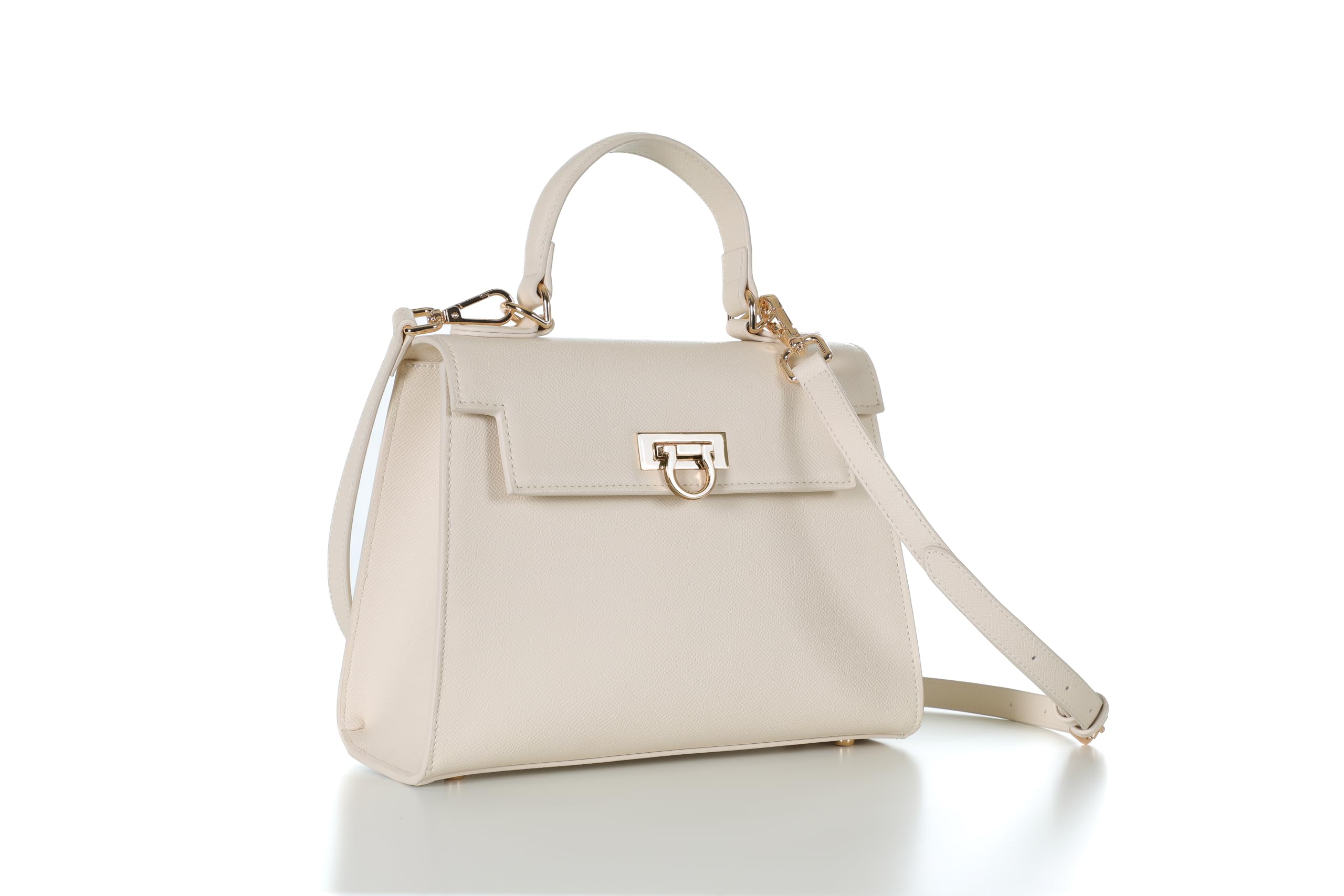 Luxury Women's Leather Top-Handle Handbags - Fashion Crossbody Purse & Shoulder Bag with Detachable Strap | Perfect for Work, Travel & Everyday Use