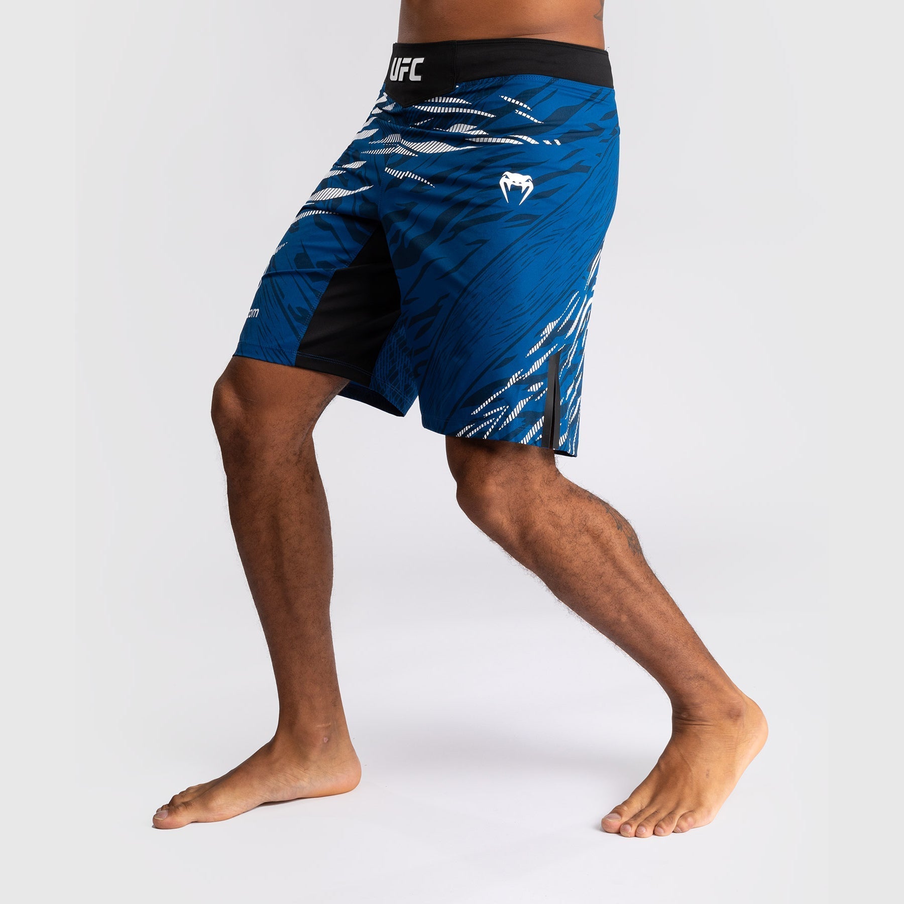 Venum UFC Fusion Authentic Men's Fight Shorts - Personalized MMA Training & Fight Night Gear - Long Fit Blue - Perfect for MMA, Boxing & UFC Training