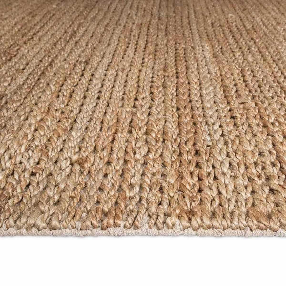 Handwoven Natural Indigo Jute Rug - Eco-Friendly & Durable Floor Mat for Living Room, Bedroom, or Boho Home Decor