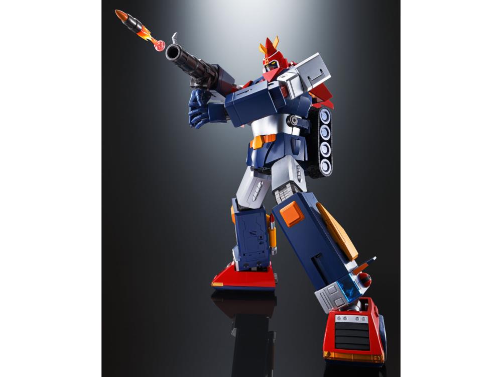 Bandai DX Soul of Chogokin Super Electromagnetic Machine Voltes V Action Figure - Premium Collectible Robot Toy for Anime Fans & Collectors - Perfect for Display, Gifts, and Anime-Themed Decor