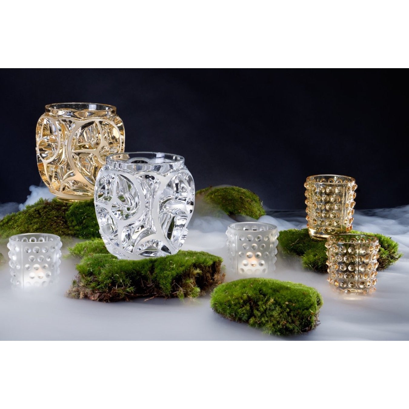 Mossi Votive Candle Holder - Elegant Gold Luster for Home Decor, Wedding Centerpieces & Romantic Ambiance Lighting