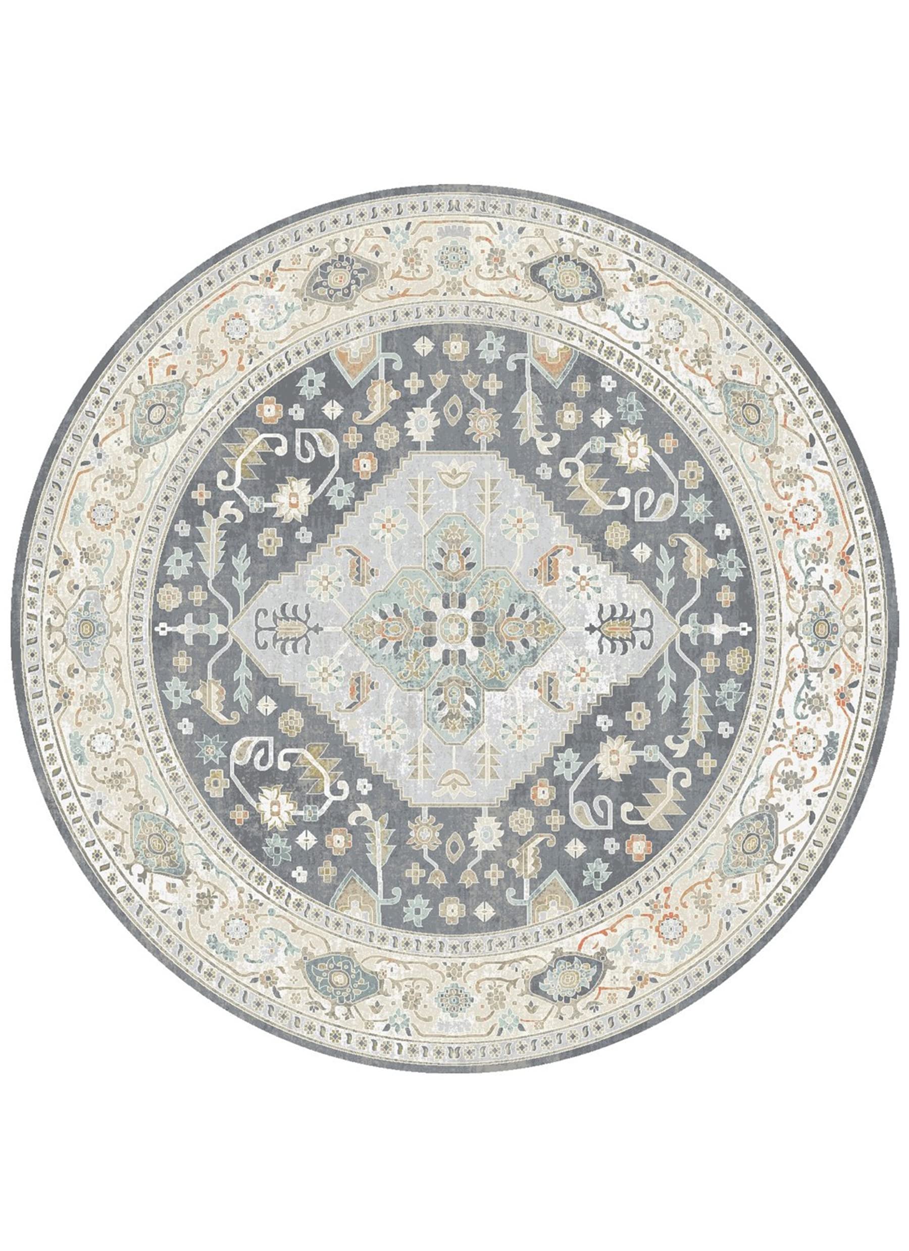 Mayberry Rug Aria Round Area Rug 5'3