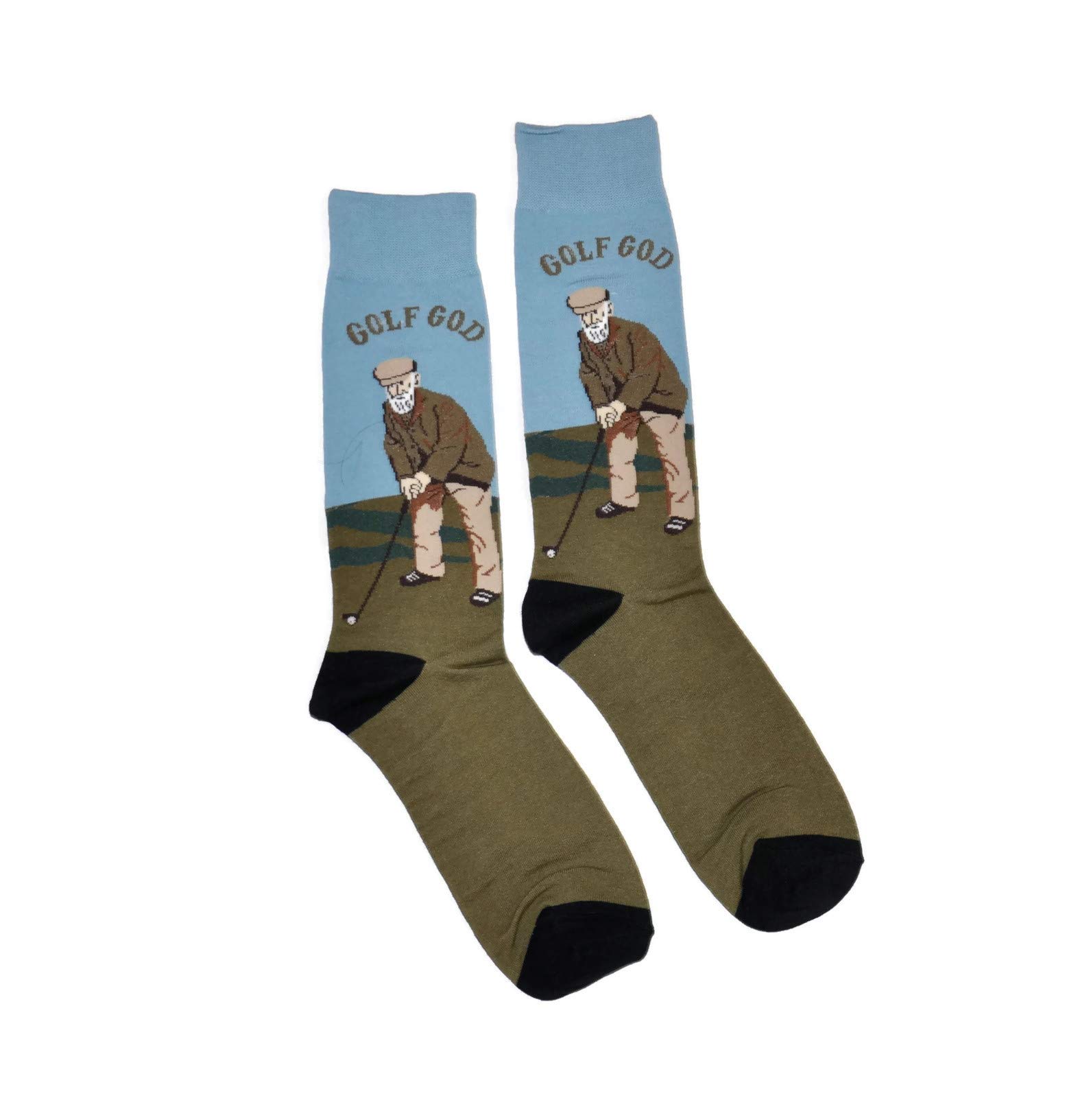 Fun Novelty Crew Socks for Men - 3 Pair Pack - Comfortable & Stylish Casual Socks for Work, Gym, and Everyday Wear
