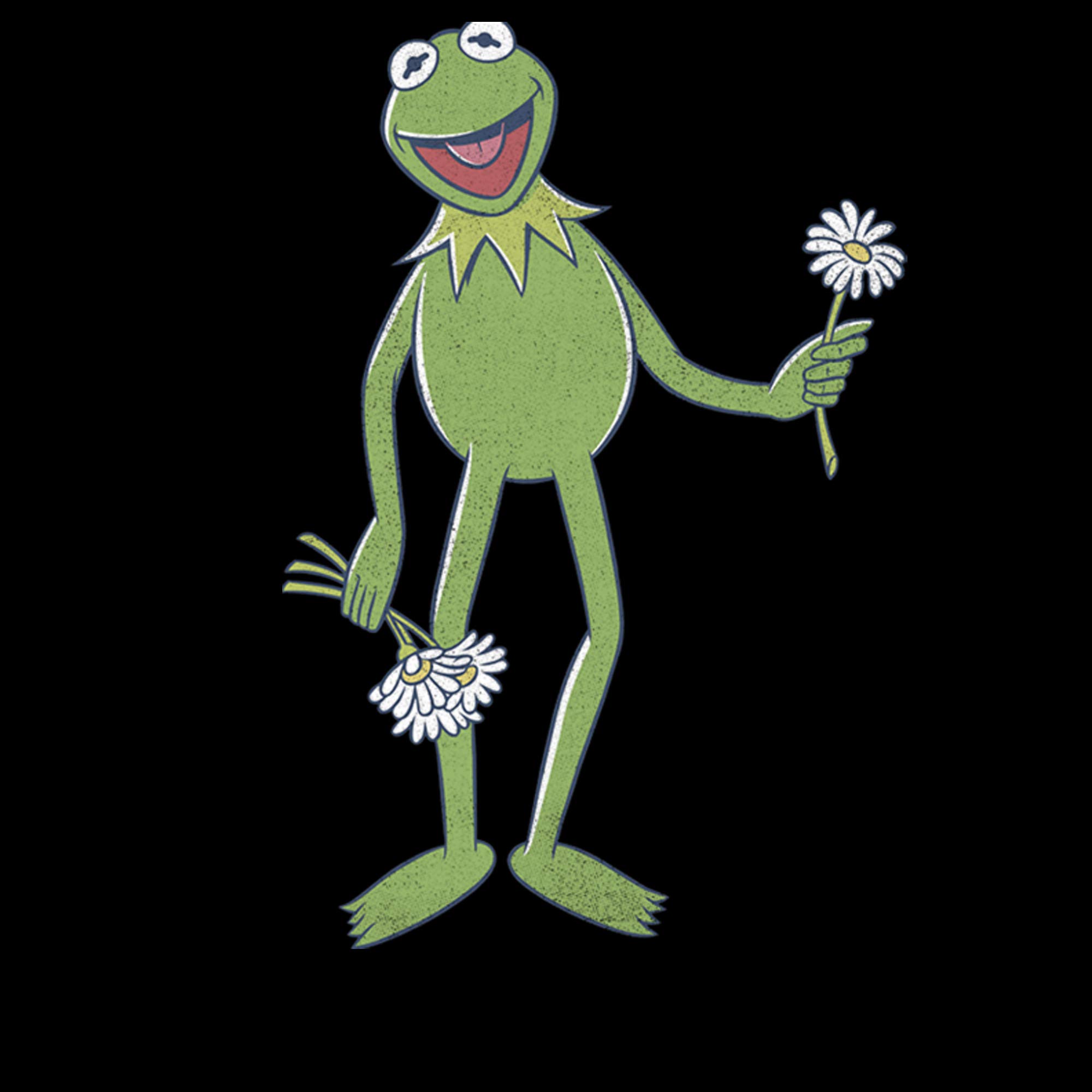 Men's Kermit Flower Bouquet Sweatshirt - Casual & Fun for Fans