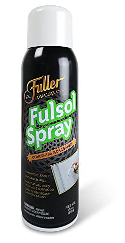 Fuller Brush Fulsol Heavy Duty Degreaser Spray - Multi-Surface Cleaning for Grime, Grease & Oil - Commercial Strength Solvent for Laundry, Car Engines, Motorcycles & Kitchens | Perfect for Auto Shops, Restaurants & Home Deep Cleaning